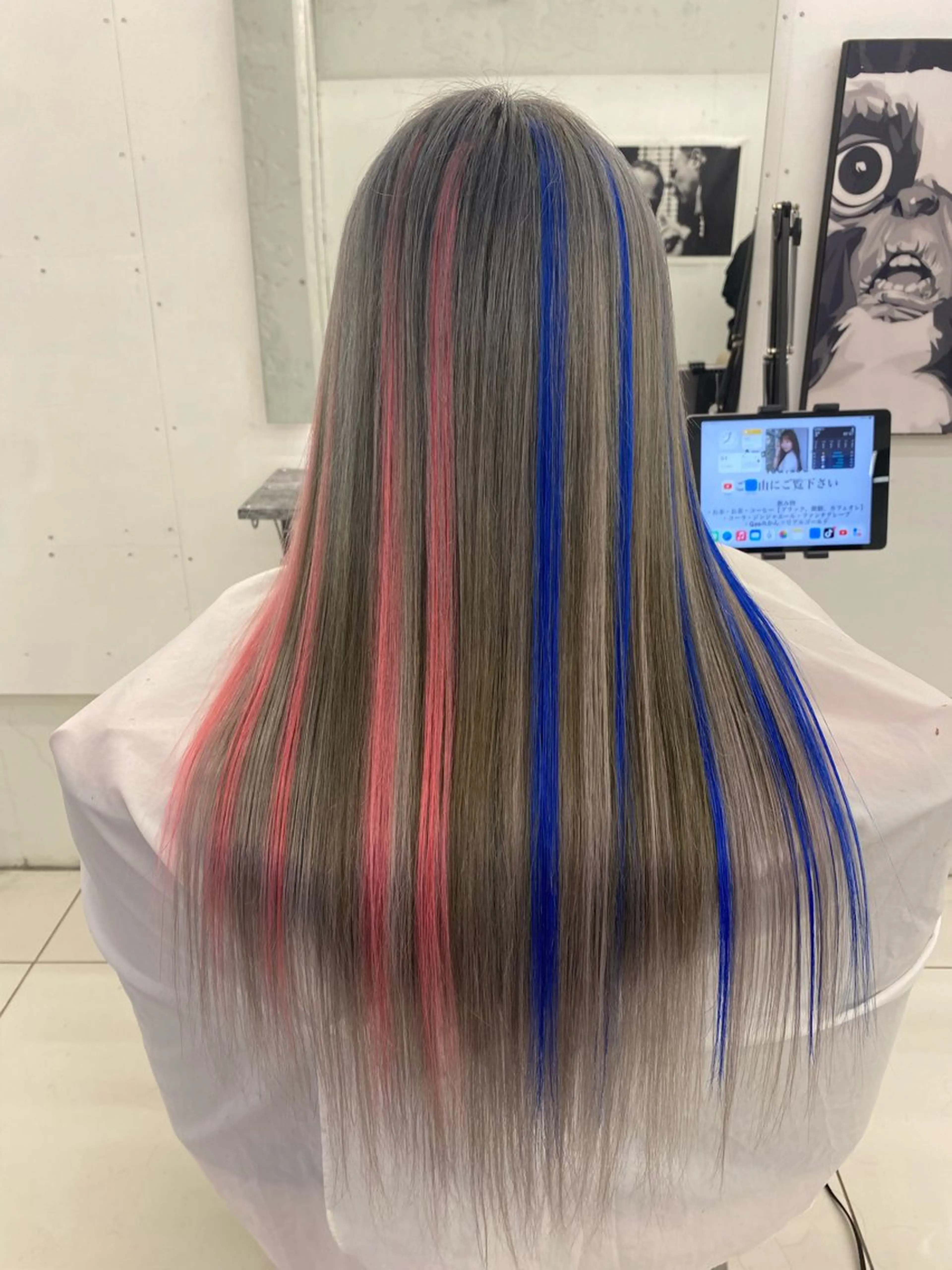 ロング エクステ 中村 海星のヘアスタイル