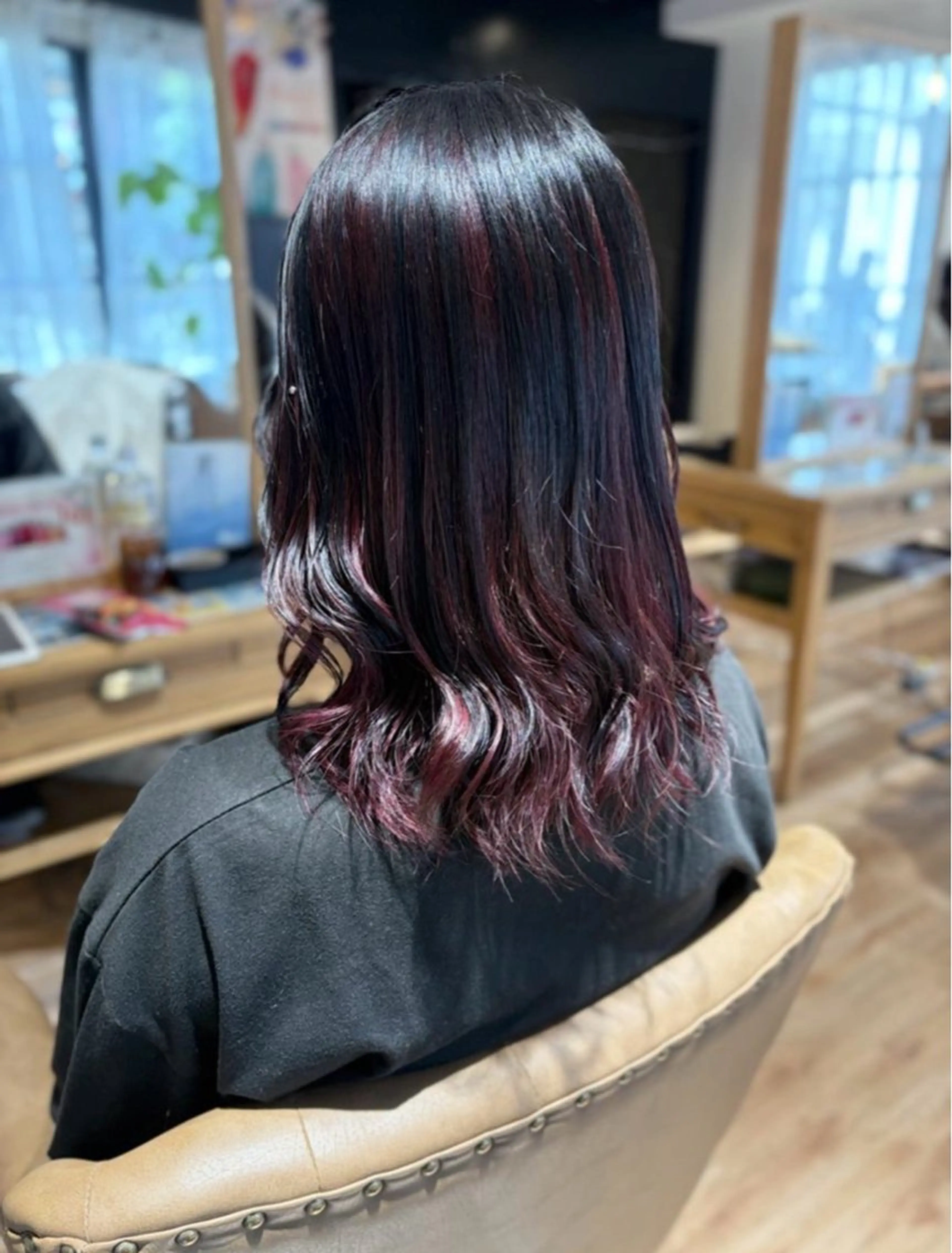 カラー ヘアカラー 梶 瑞希のヘアスタイル