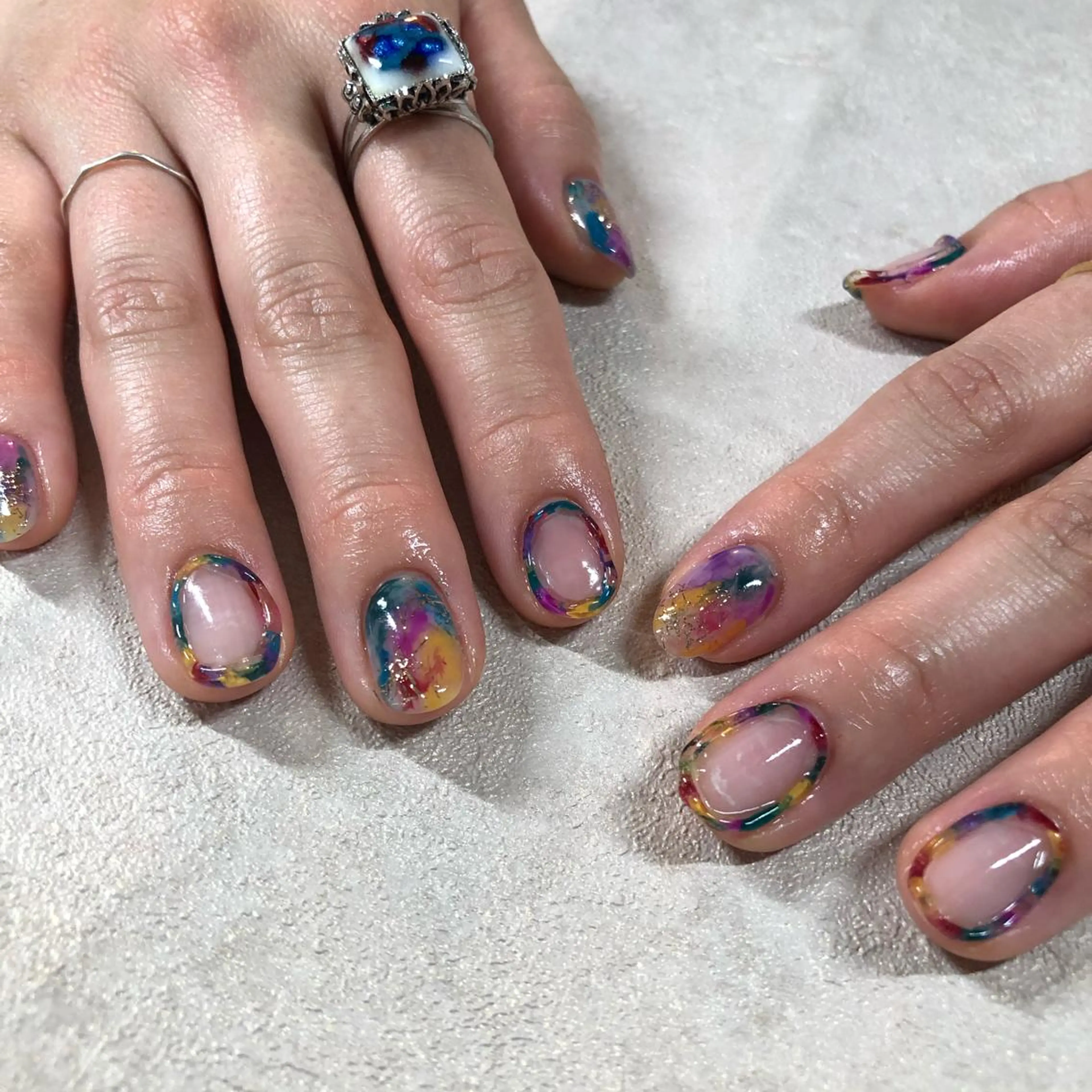 ネイル ハンドネイル フットネイル ハンドケア Nes.Nail所属・Miyagi Asamiのネイルデザイン