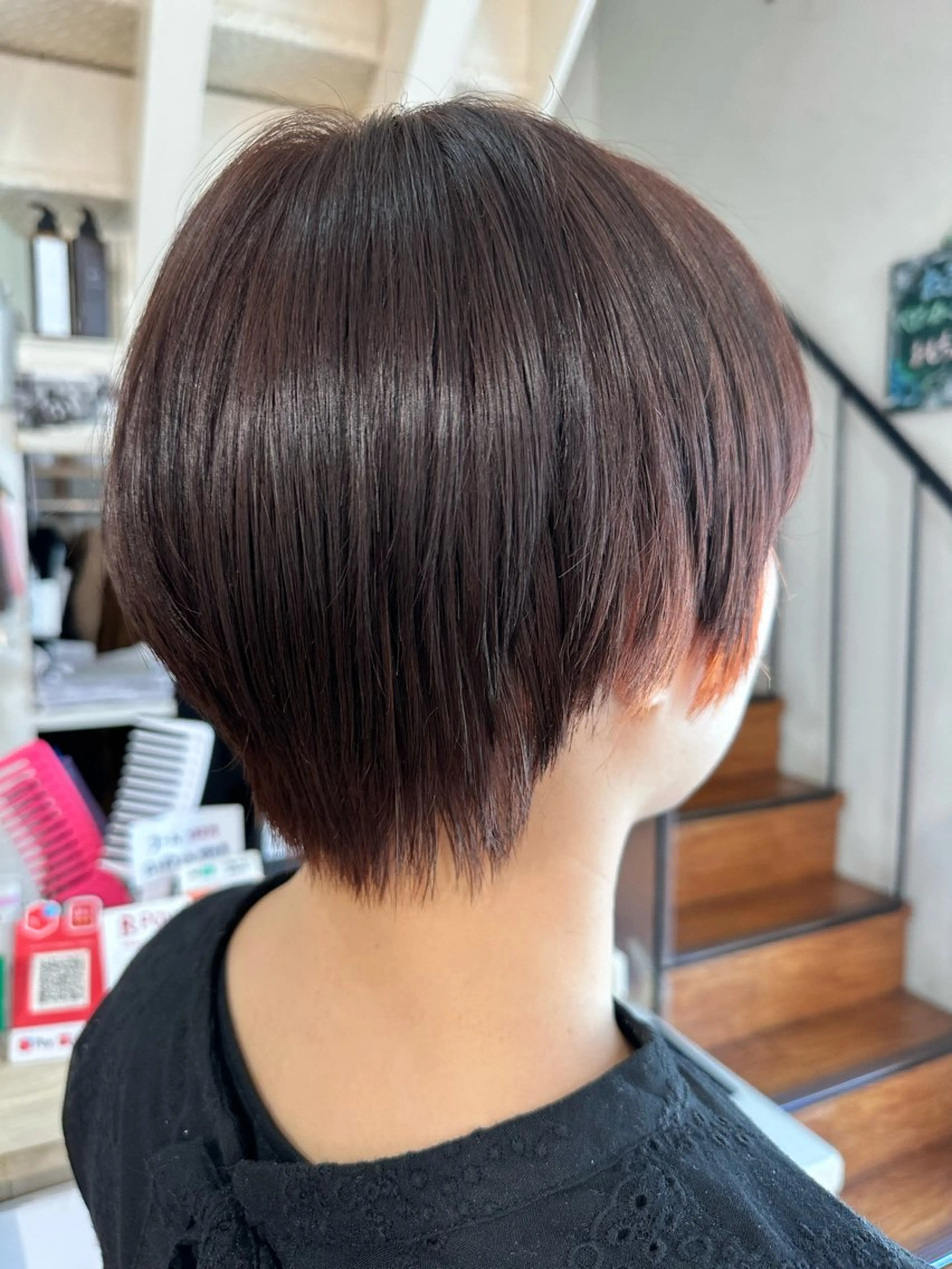 ショート ボブ/インナーカラー ショート/佐野祥子のヘアスタイル