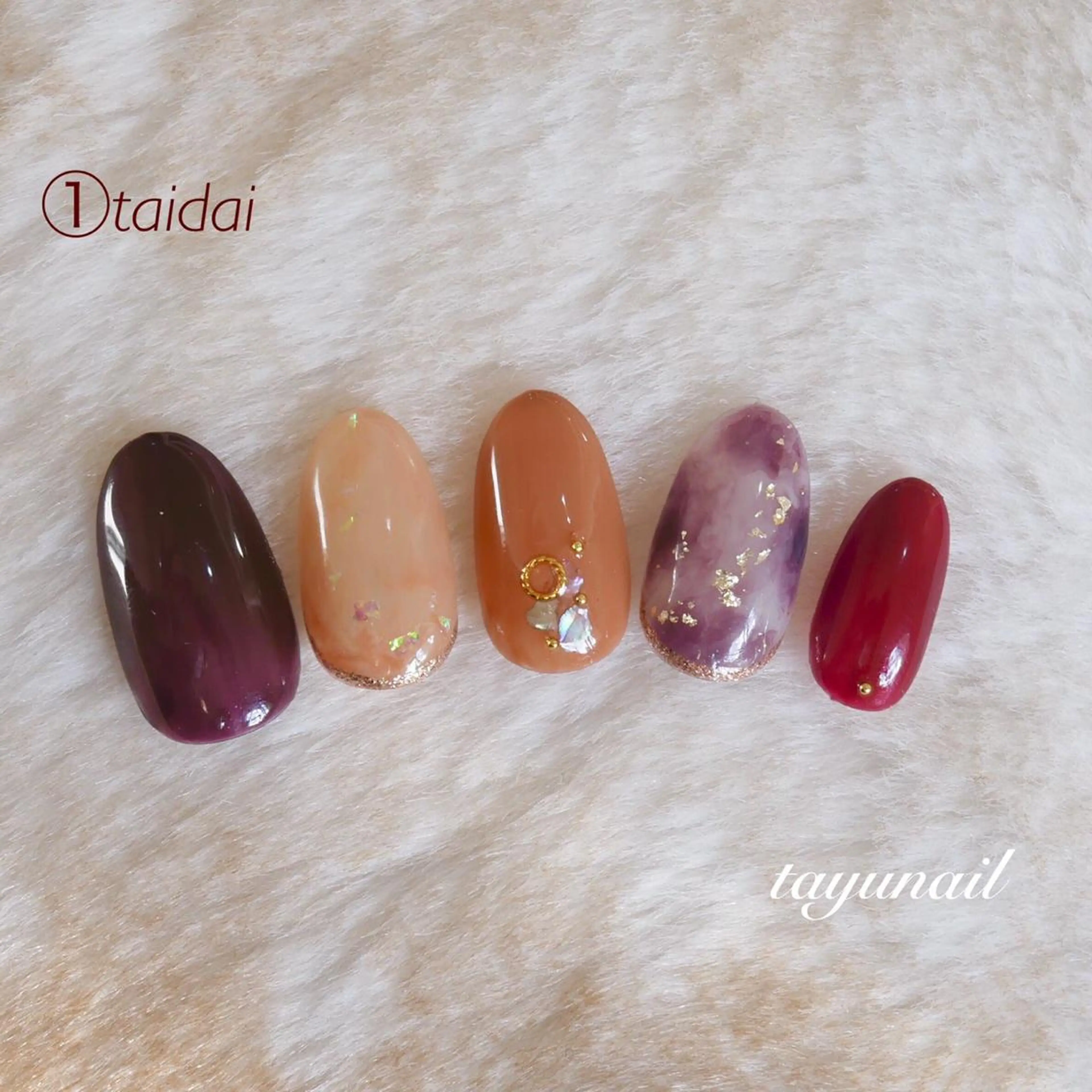 ネイル ネイルサロン・ネイルスクール　たゆnail所属・ネイルサロン 【たゆnail】のネイルデザイン
