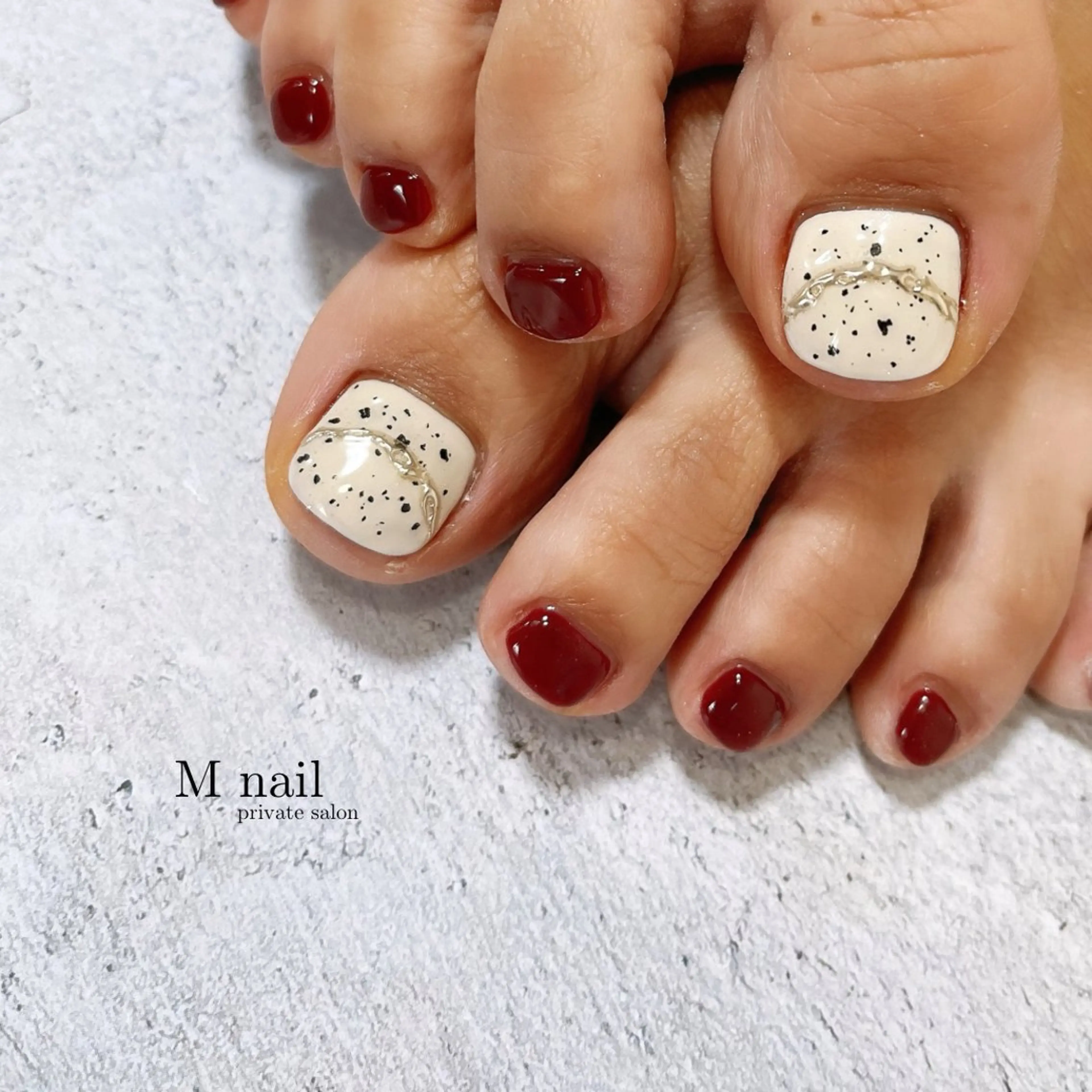 ネイル フットネイル M　nail所属・M nailのネイルデザイン