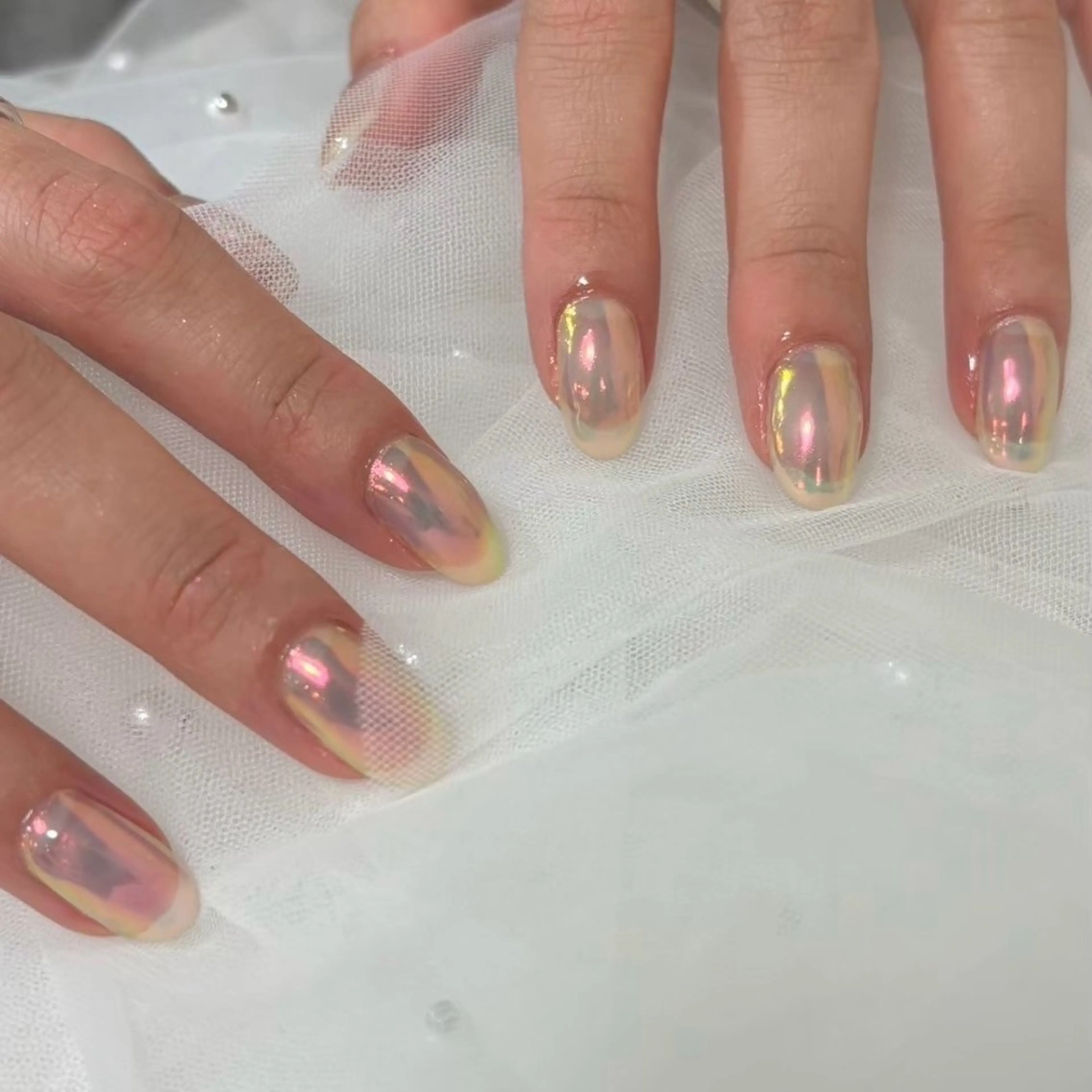 ネイル 長さ出し スカルプネイル lalaroom. nailsalon航空公園店所属・lala room.のネイルデザイン