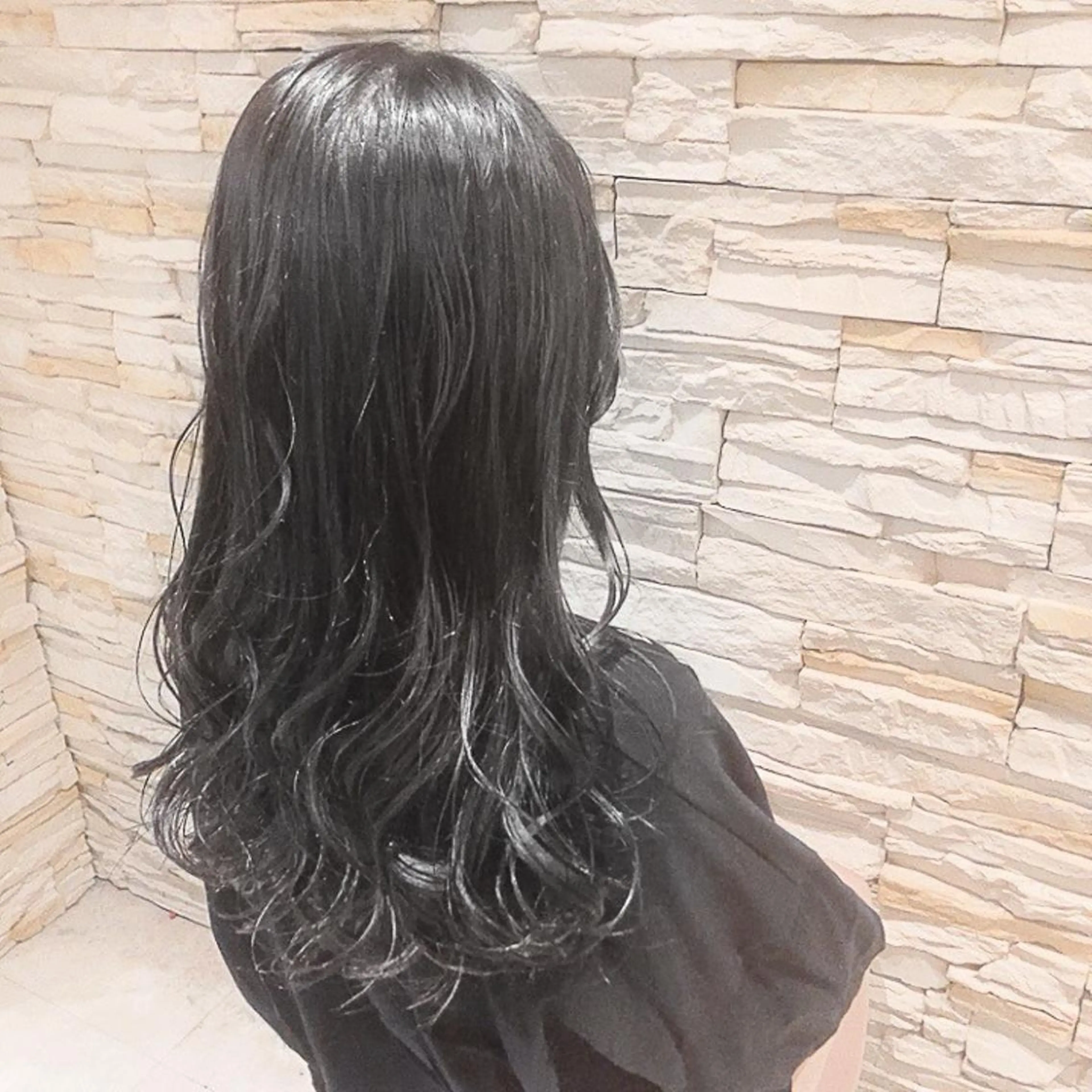 セミロング カット ヘアカラー パーマ 🌿アロマヘアルーム 横浜店✂︎のヘアスタイル