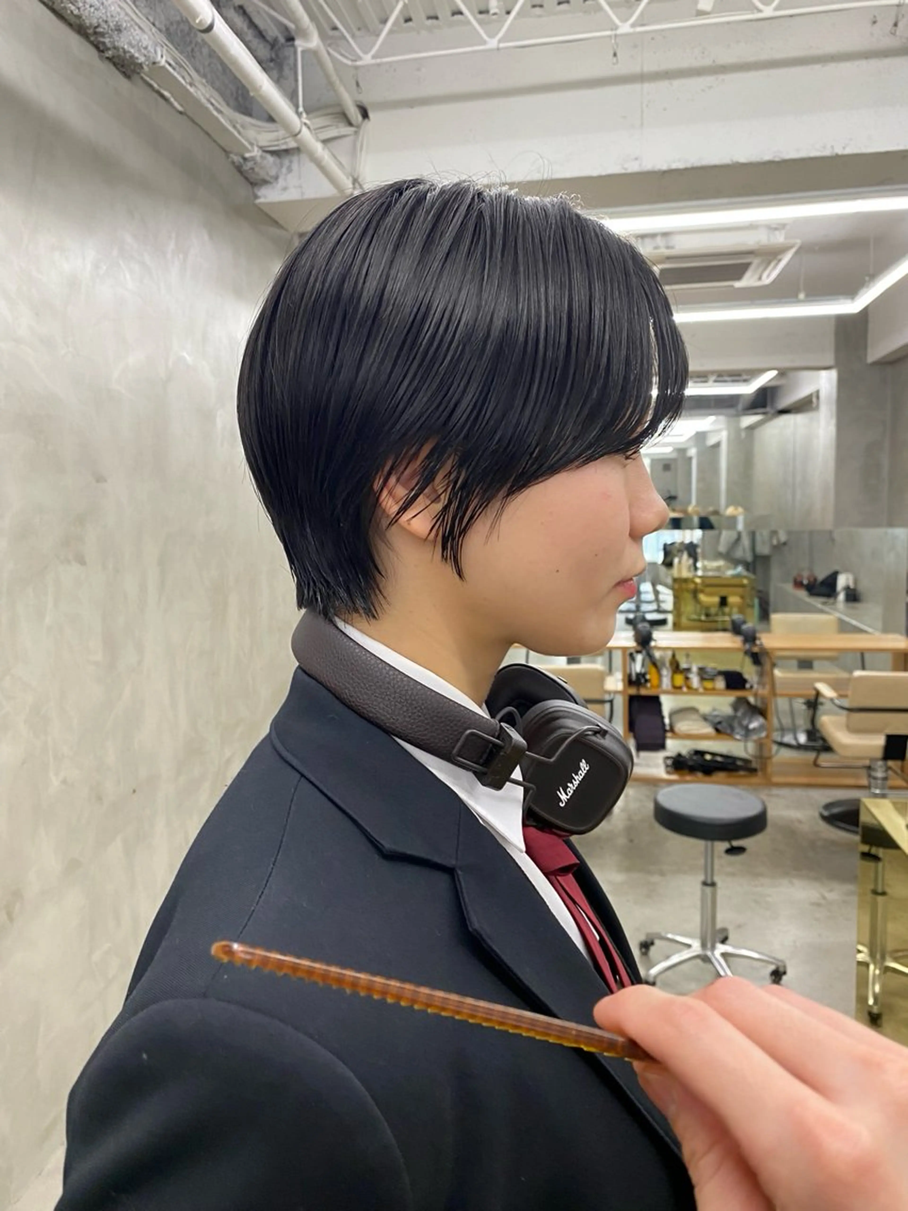 ショート カラー カット yiye 青山所属・無料カットモデル募集 🌱ひょうがのヘアスタイル