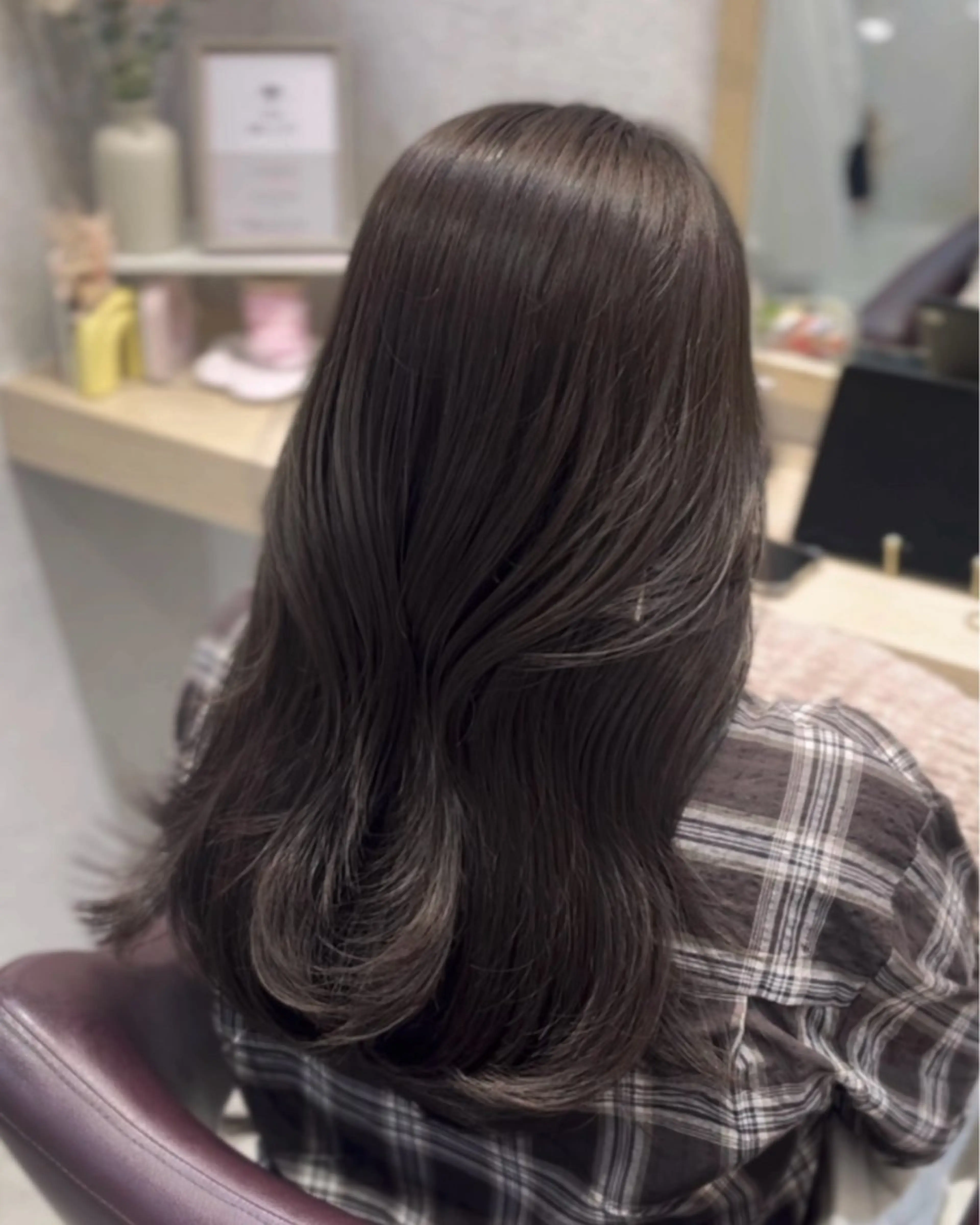 ロング カラー suzuka/透明感 カラー 美髪縮毛矯正のヘアスタイル