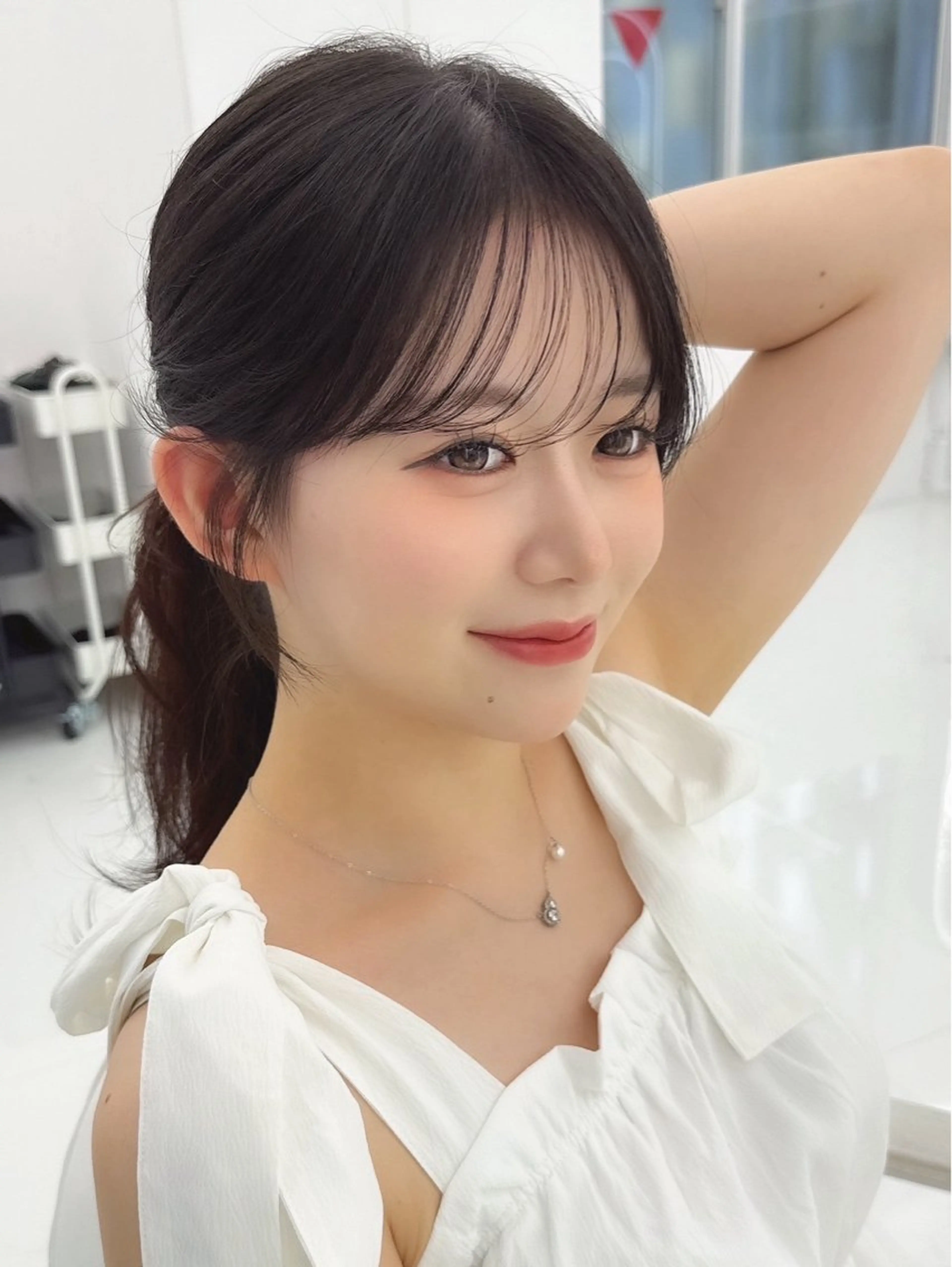 🪷前髪お顔まわりcut＋透明感color＋3step髪質改善treatment🪷の写真