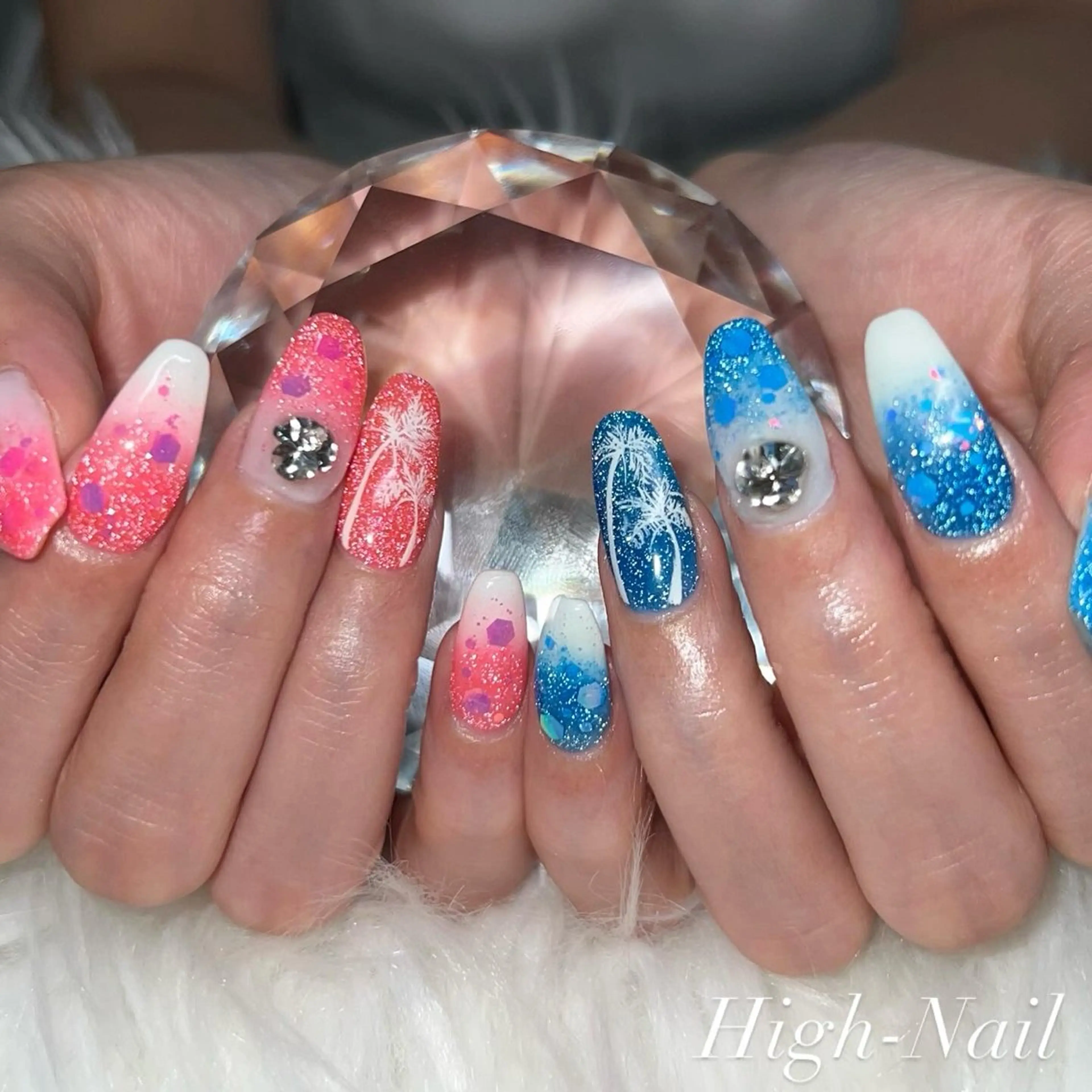 ネイル フラッシュネイル ハンドネイル フットネイル ハンドケア ネイルサロン High-Nailのネイルデザイン