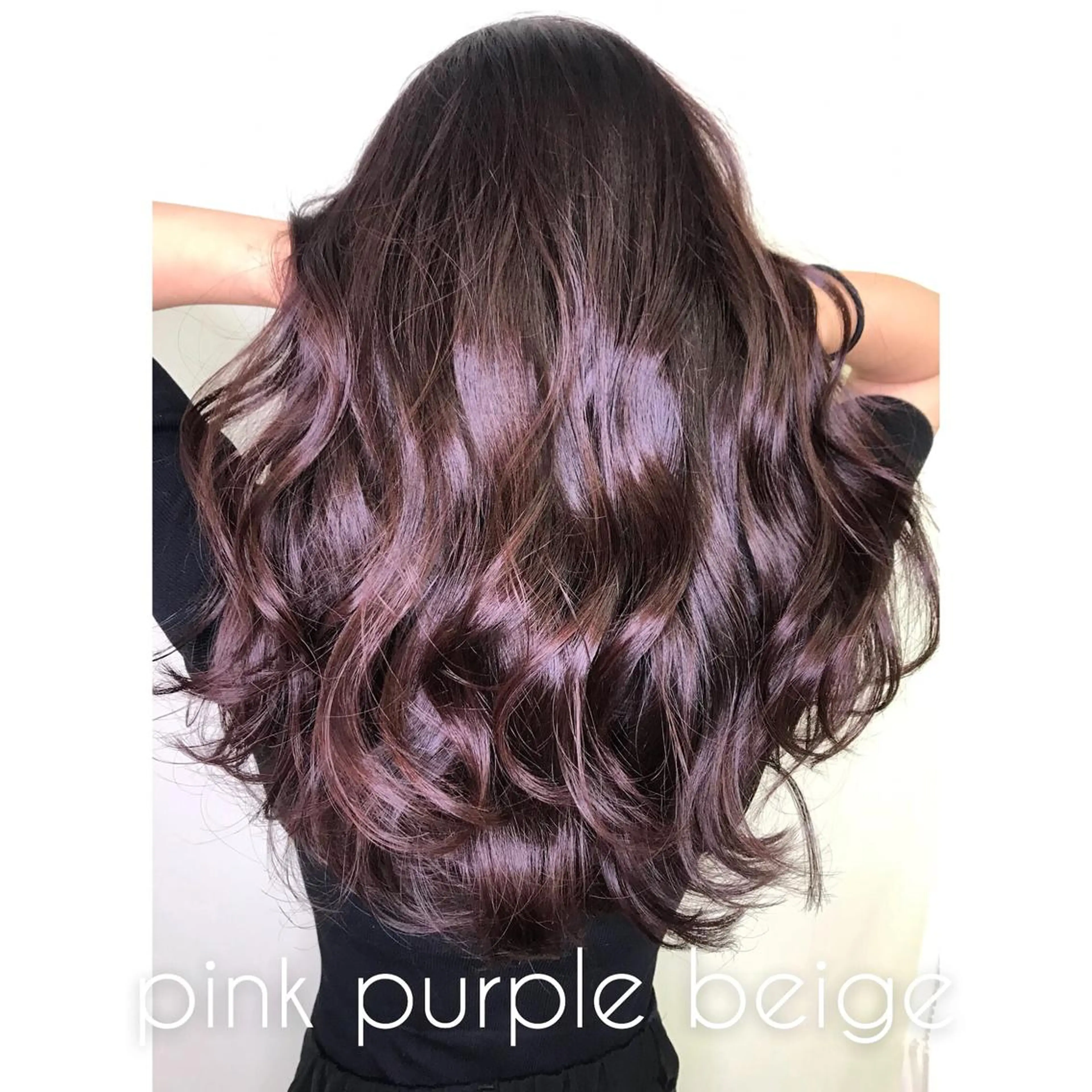 ロング カラー 寺山 佳貴のヘアスタイル