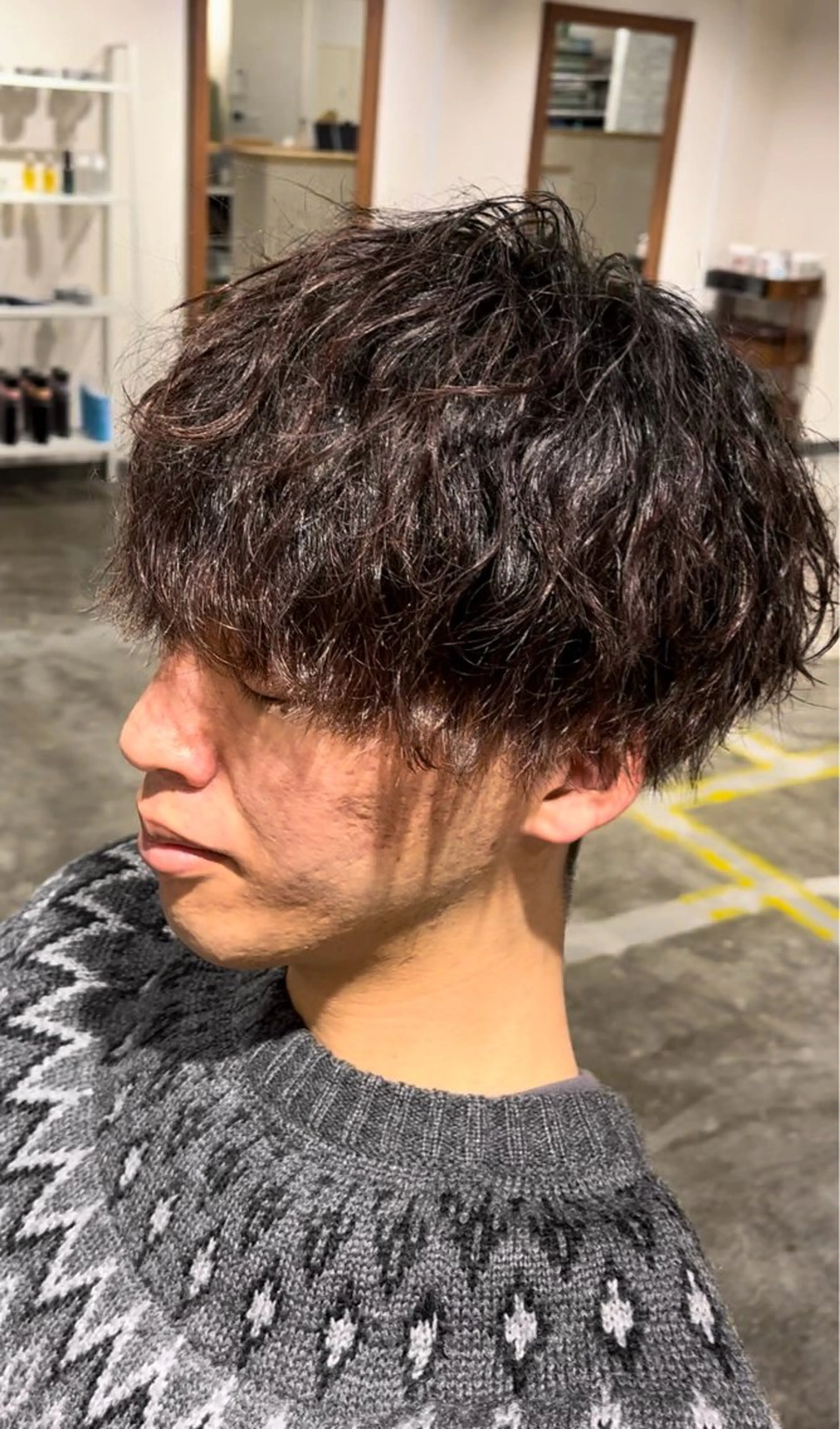 パーマ COMMUOVERE瓢箪山店所属・瓦井 慧のヘアスタイル