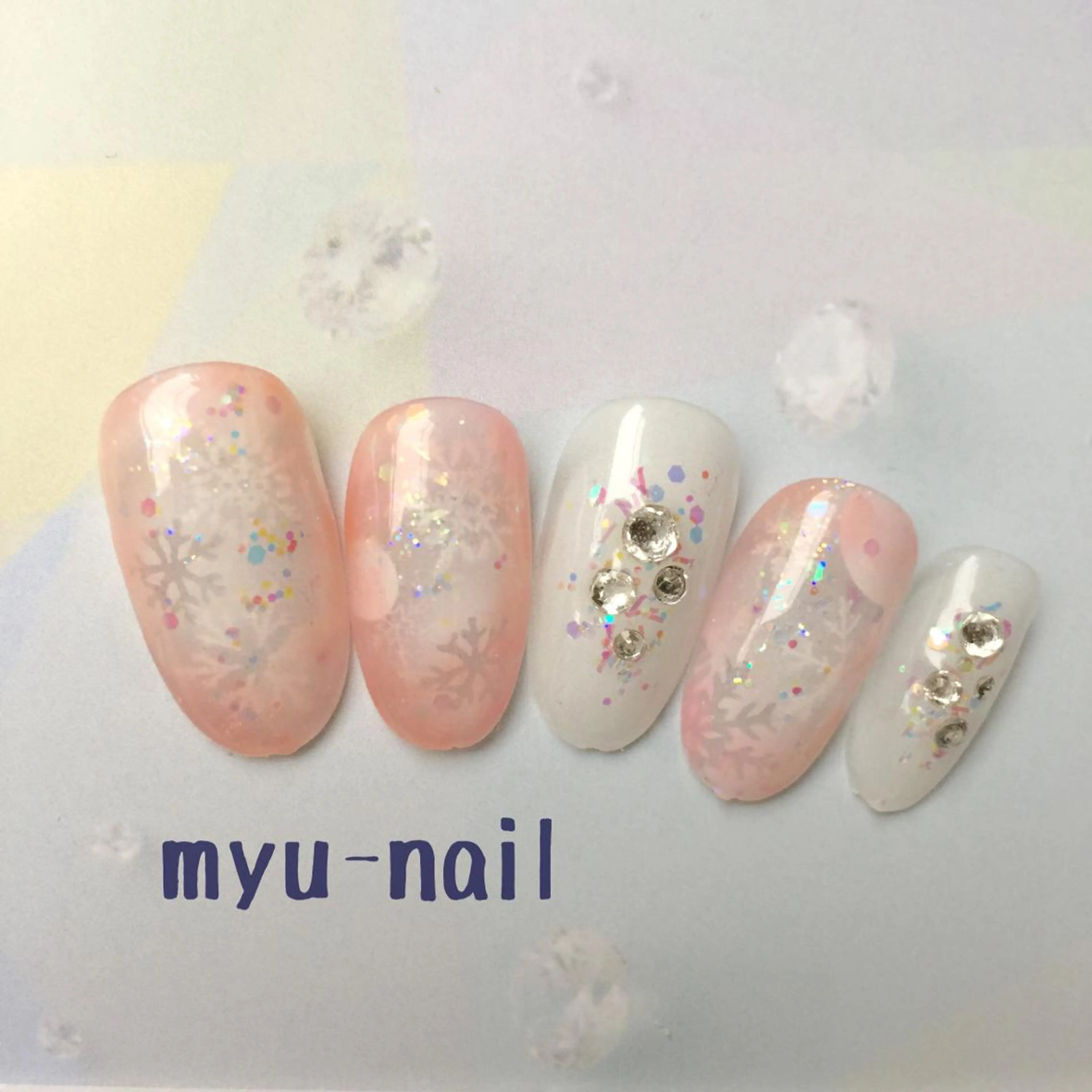 ネイル ネイルチップ ホームサロン myu-nailのネイルデザイン