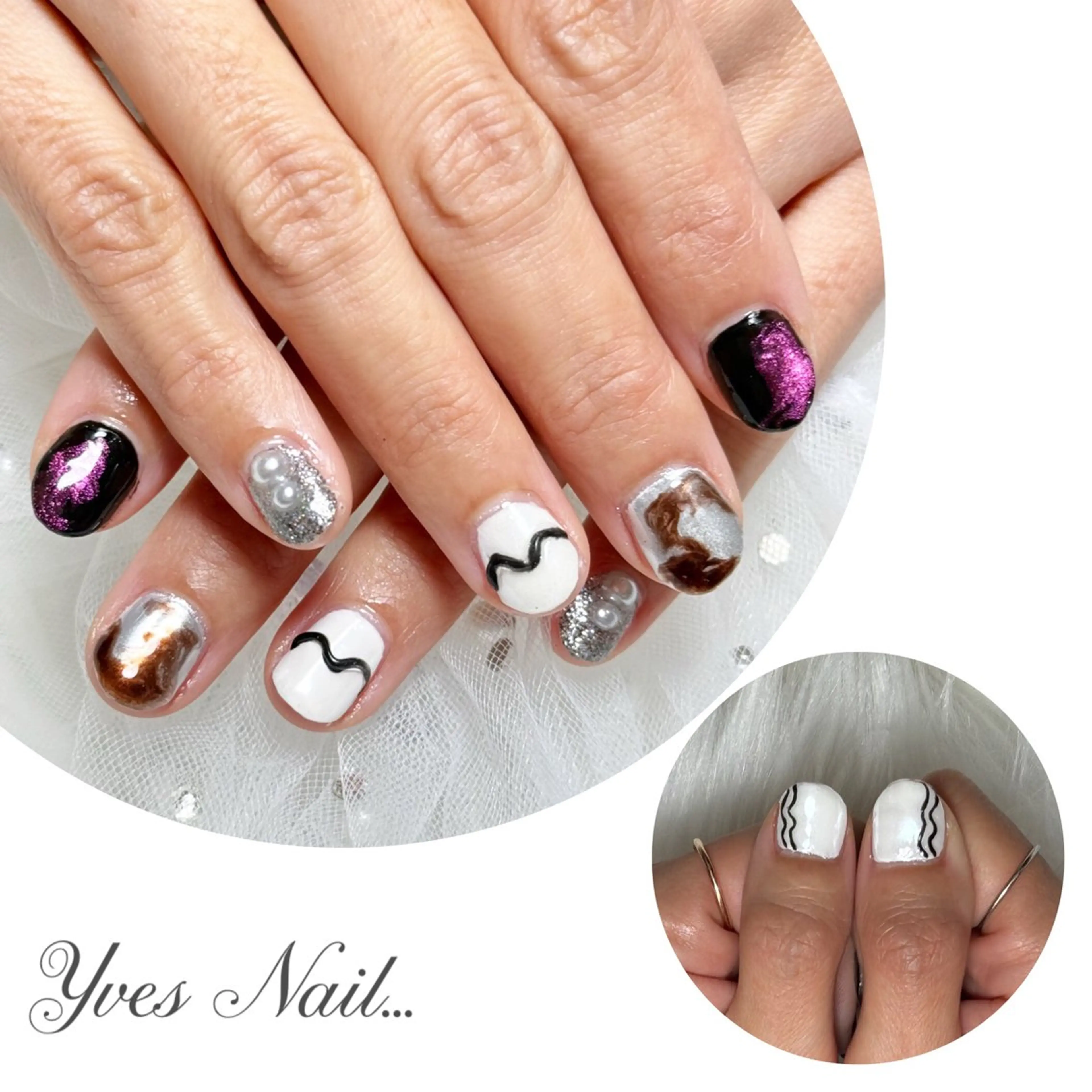 ネイル 持ち込み ハンドネイル kanno yのネイルデザイン