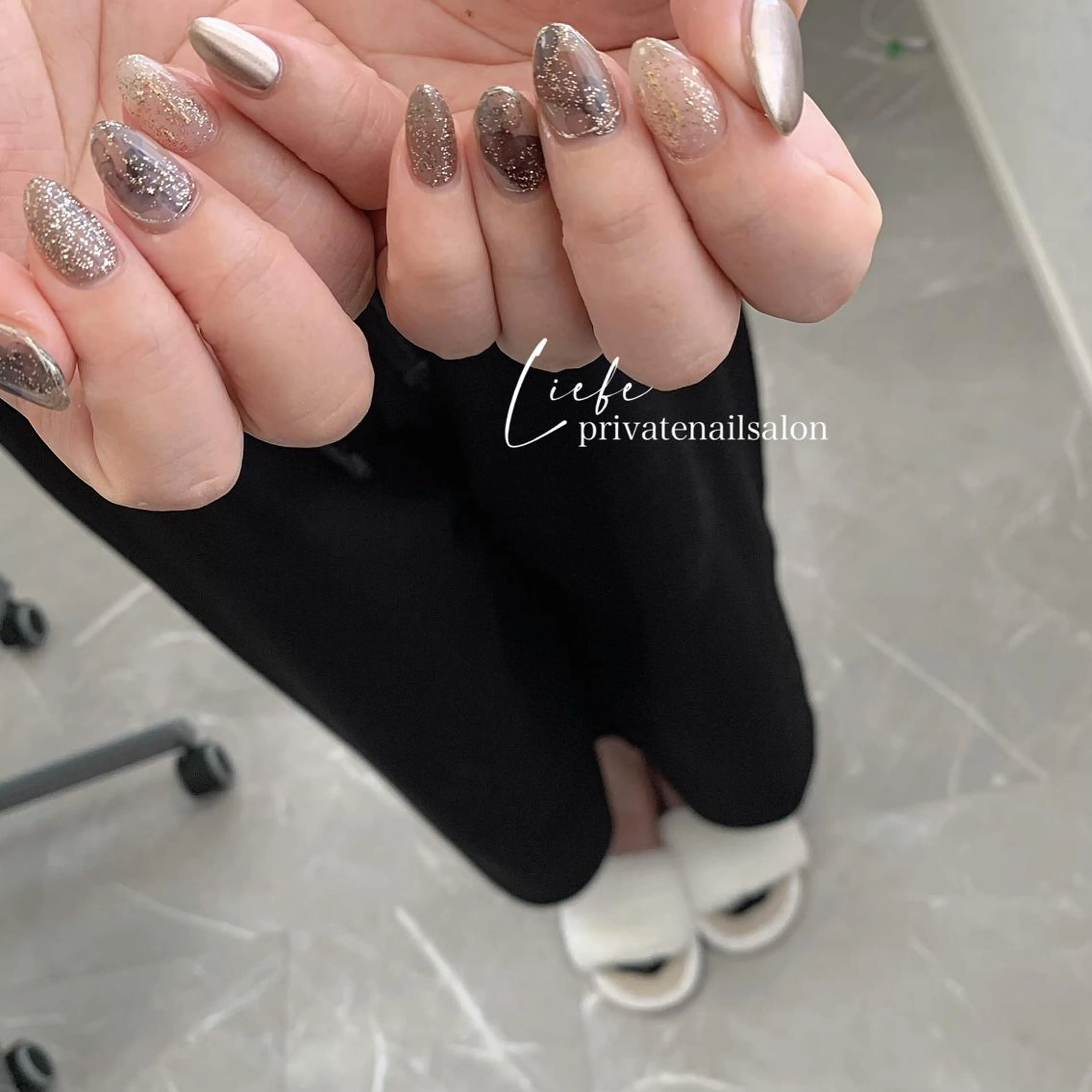 ネイル ニュアンスネイル ハンドネイル Liebe nailのネイルデザイン