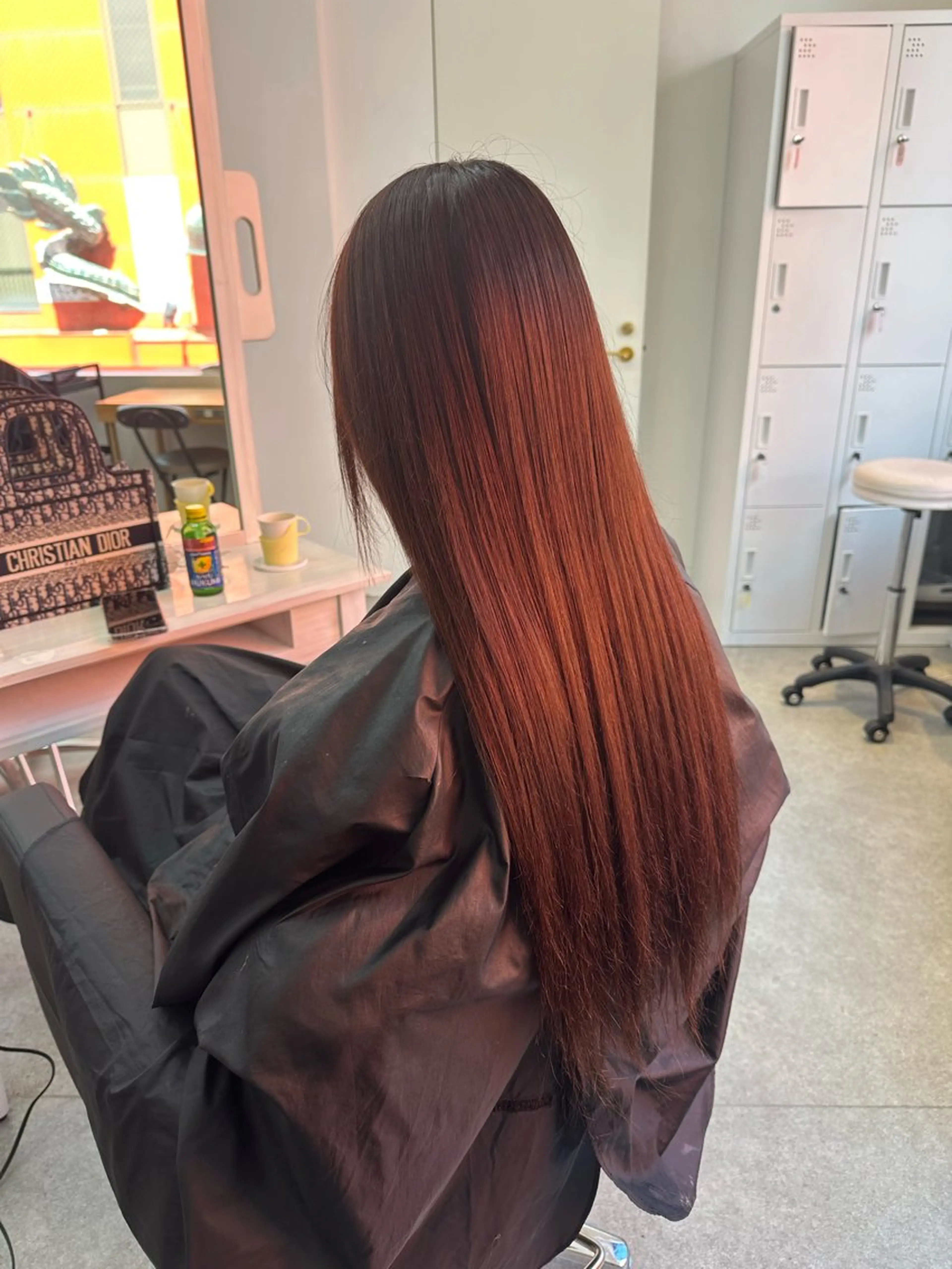 ロング 韓国風ヘア 韓国ヘア×ハイトーン AYA💫のヘアスタイル