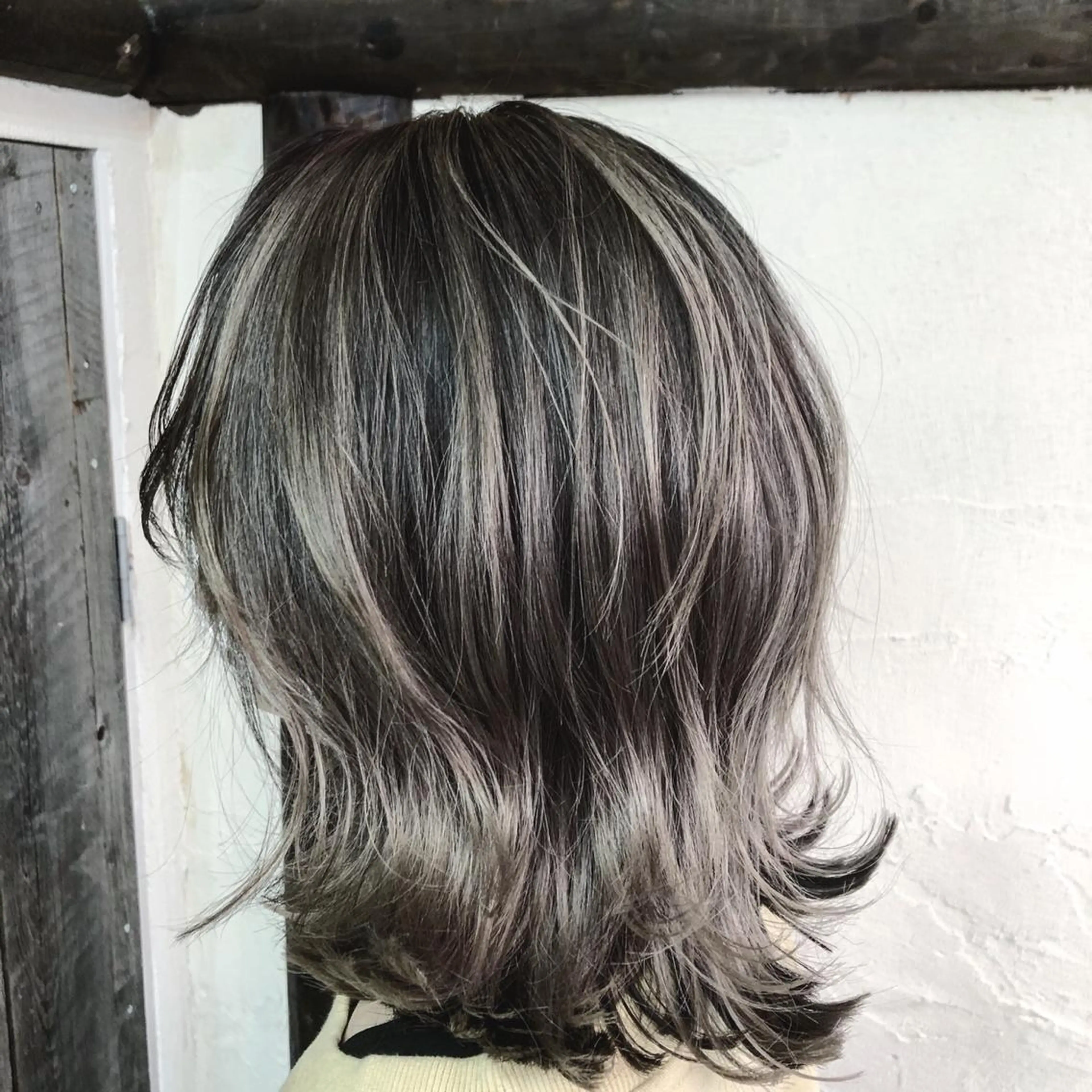 ミディアム レイヤーカット 髪質改善ストレートo rメンズスタイル今岡のヘアスタイル