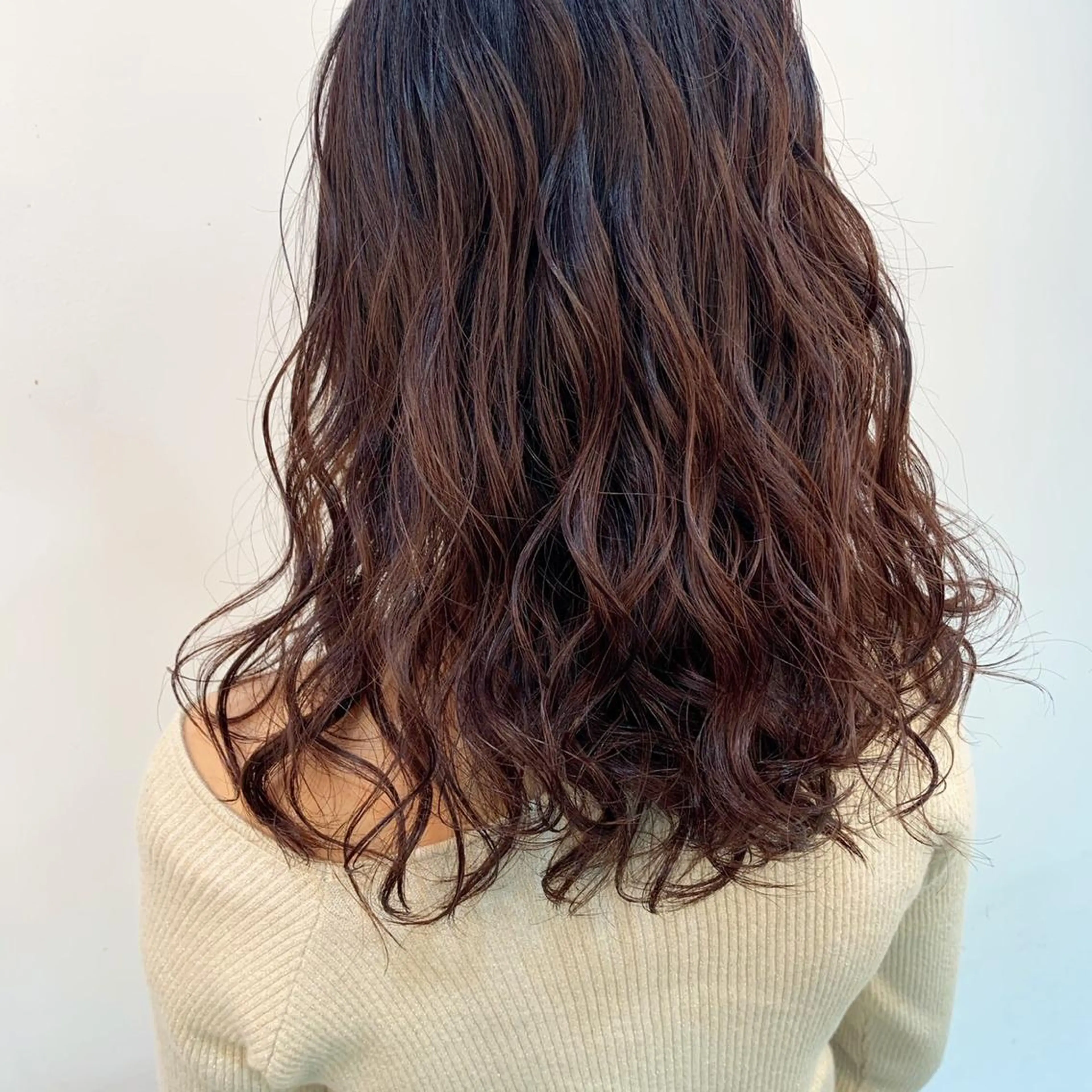 セミロング カラー チャンモリパーマ/韓 国/Minami🦋のヘアスタイル