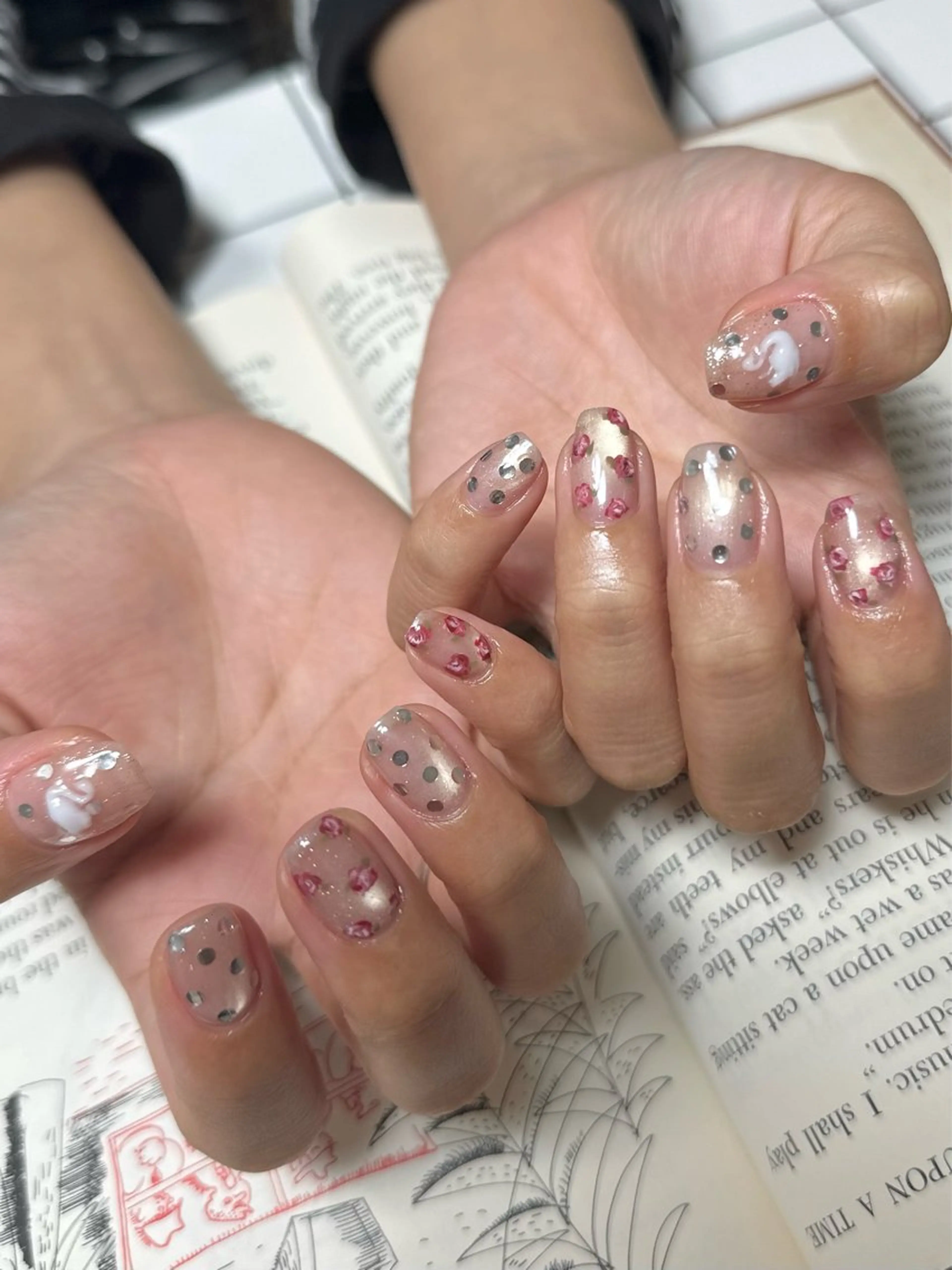 ネイル 持ち込み ハンドネイル katou misatoのネイルデザイン