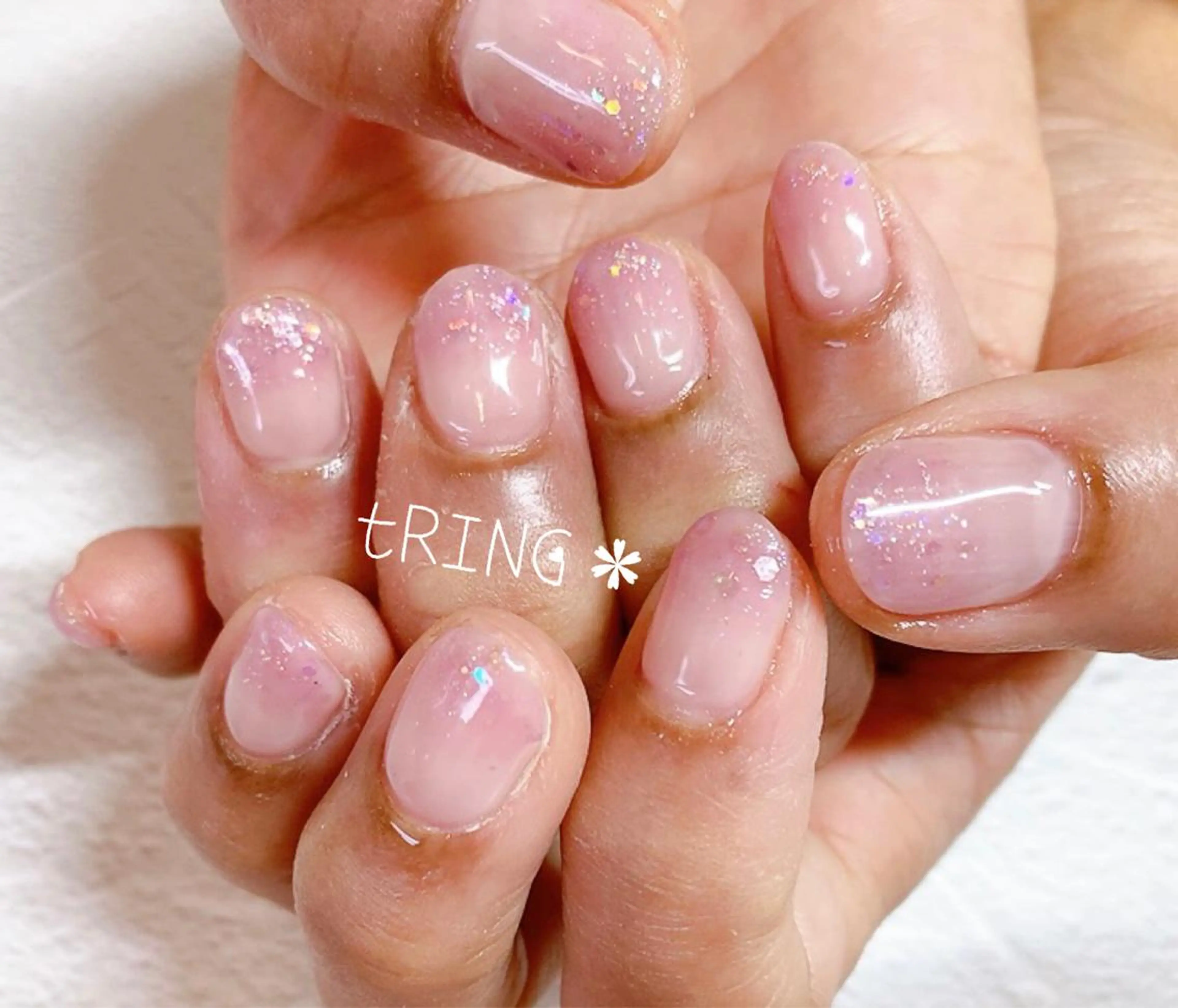 ネイル ハンドネイル tRING＊ しいの木台のネイルデザイン