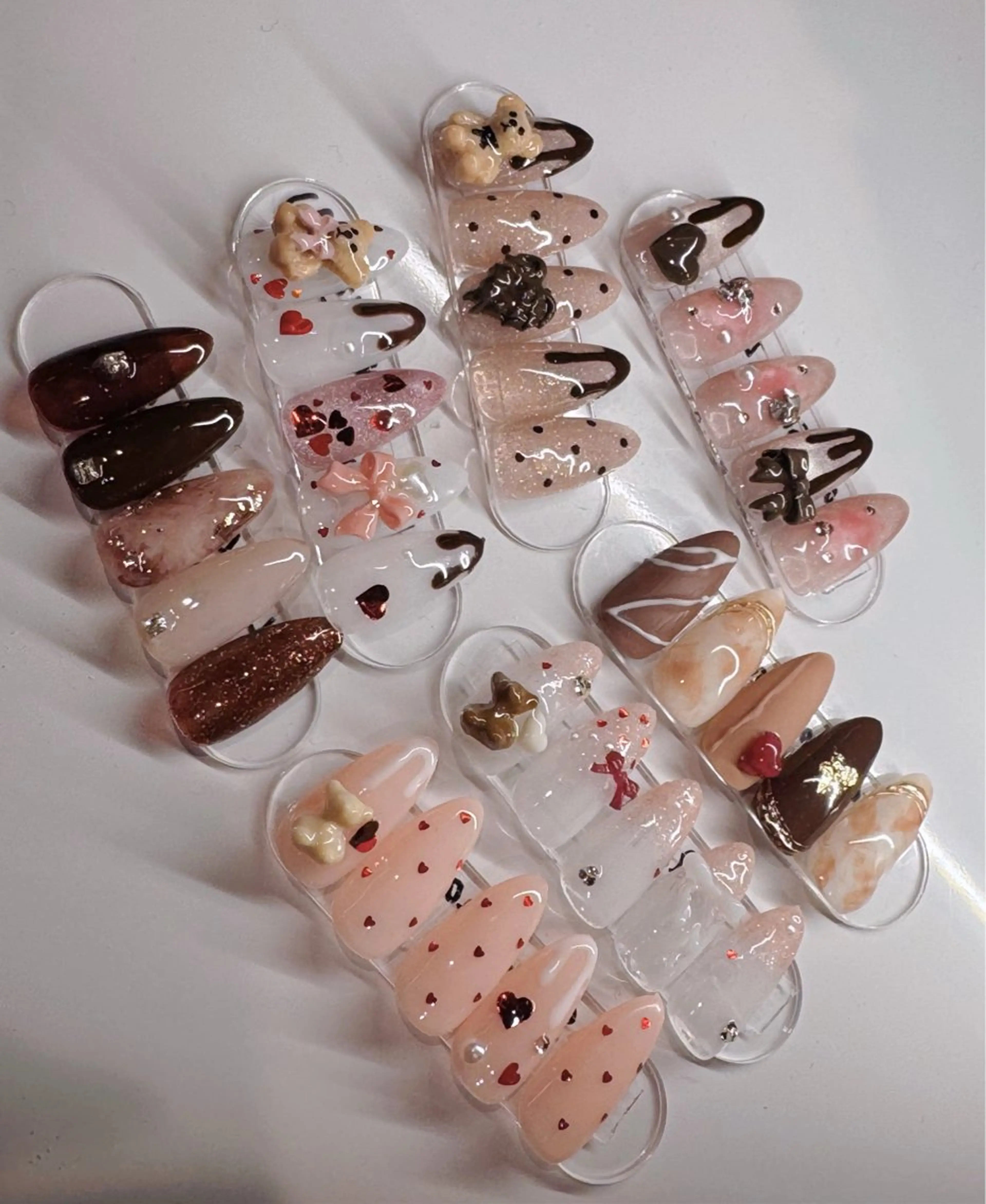 バレンタイン💘ミニモ限定🎀定額メニュー《パーツ込み価格💍カラー🩵変更可能🉑😍の写真