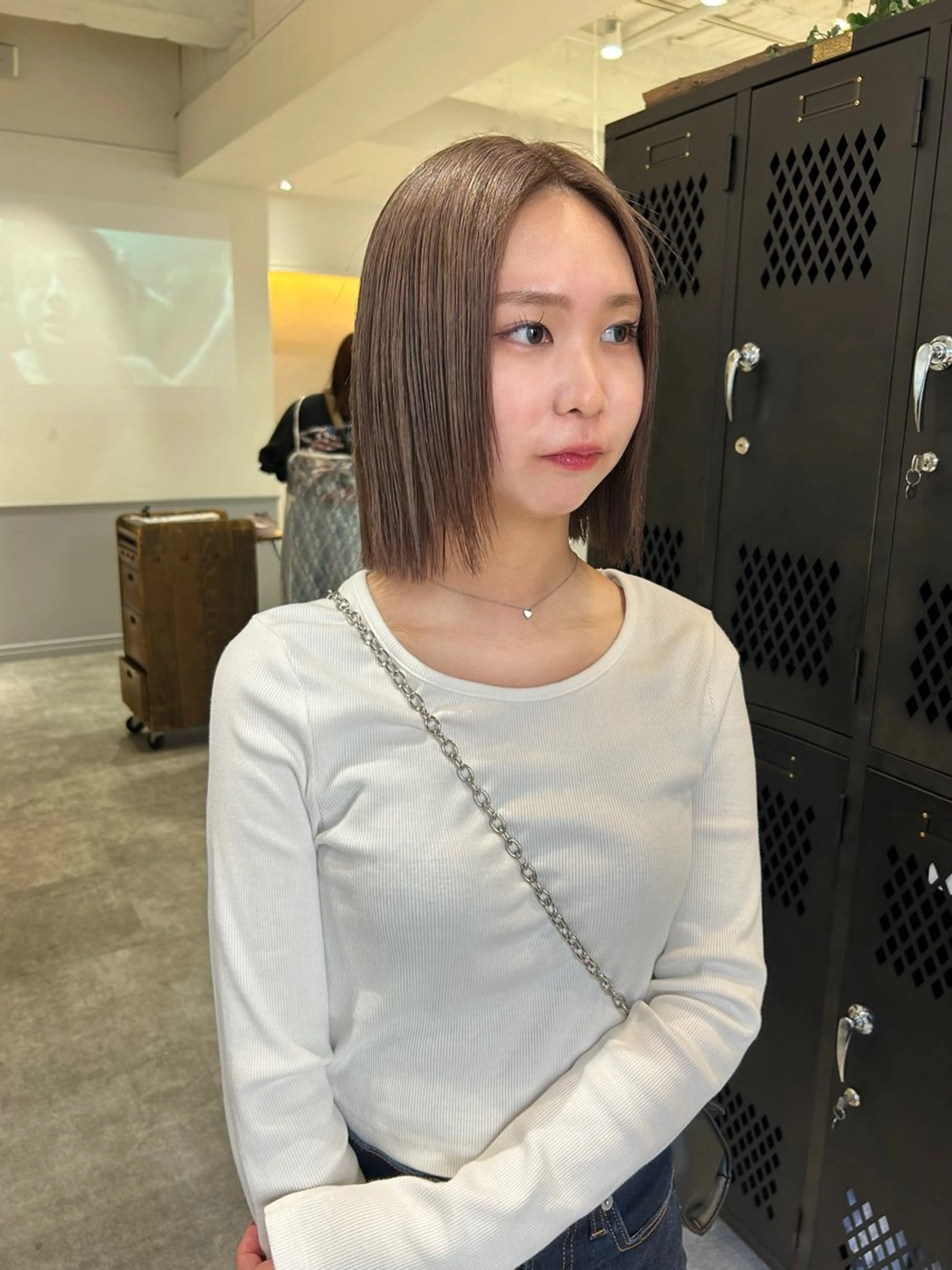 セミロング sliver マツイ　レンのヘアスタイル