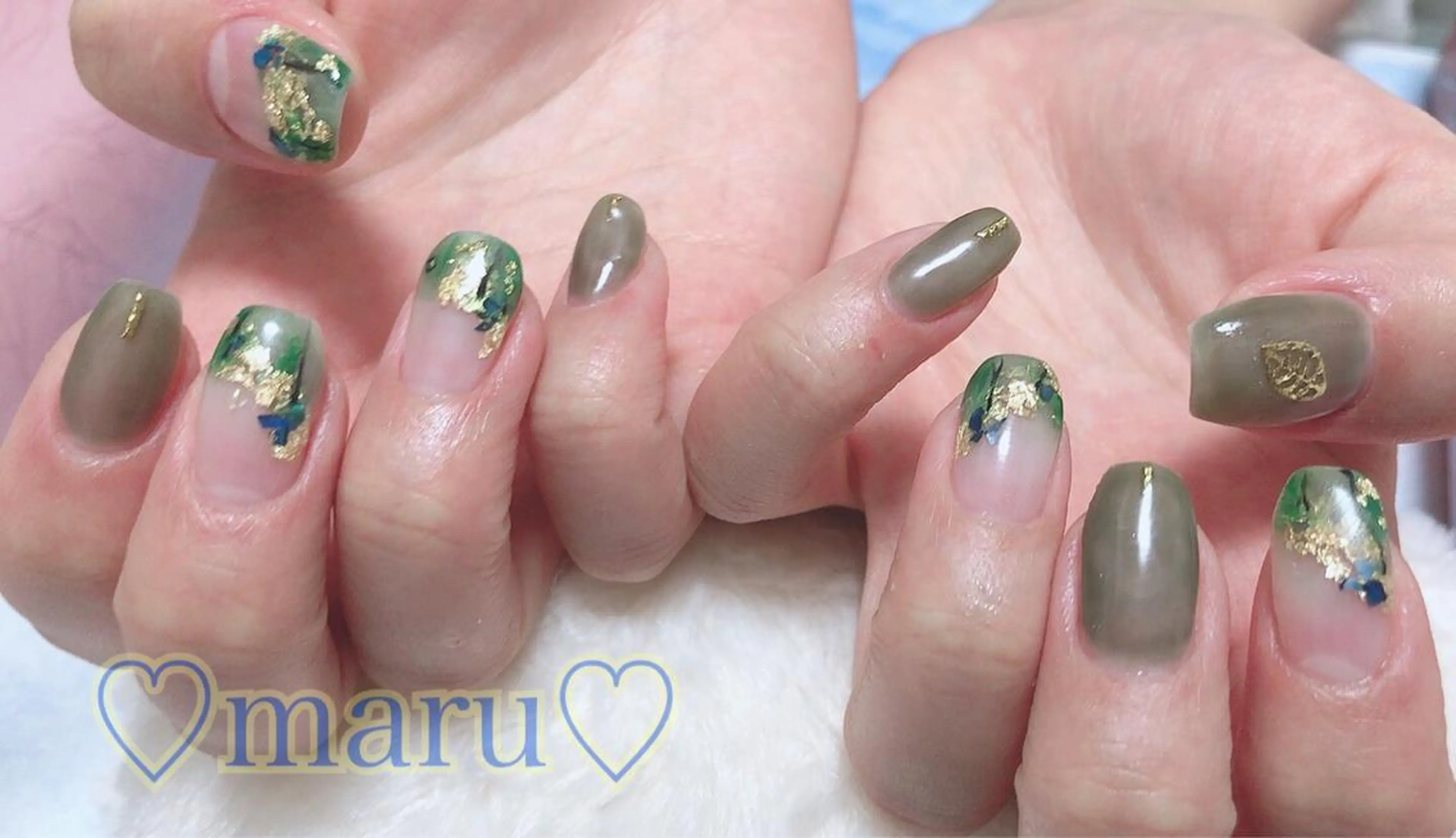 ネイル ハンドネイル フットネイル まるみ ♡のネイルデザイン