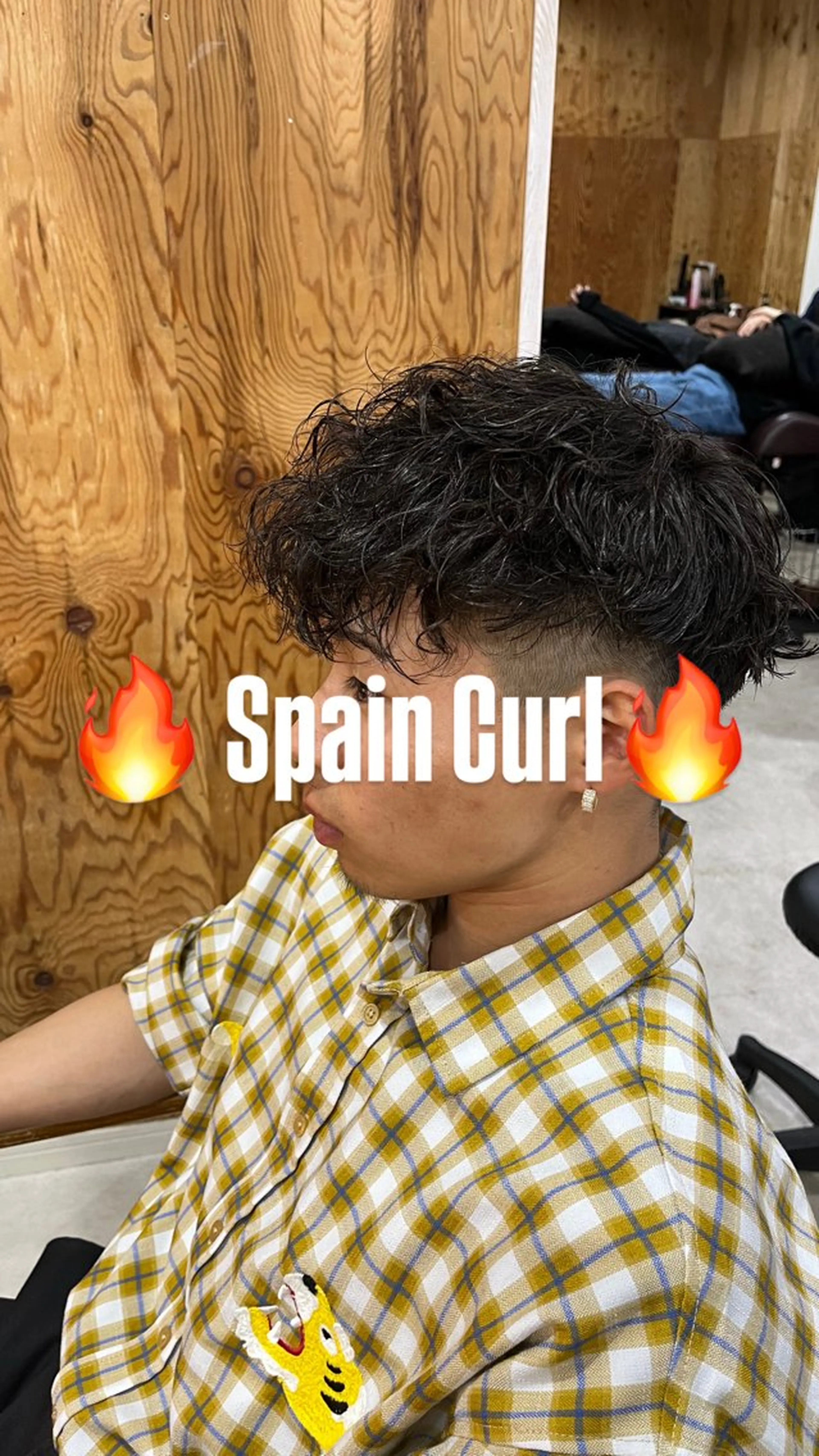 パーマ メンズ メンズパーマ スペインカール カット パーマ 【メンズパーマ専門】 質感職人/牧野成瀬のヘアスタイル