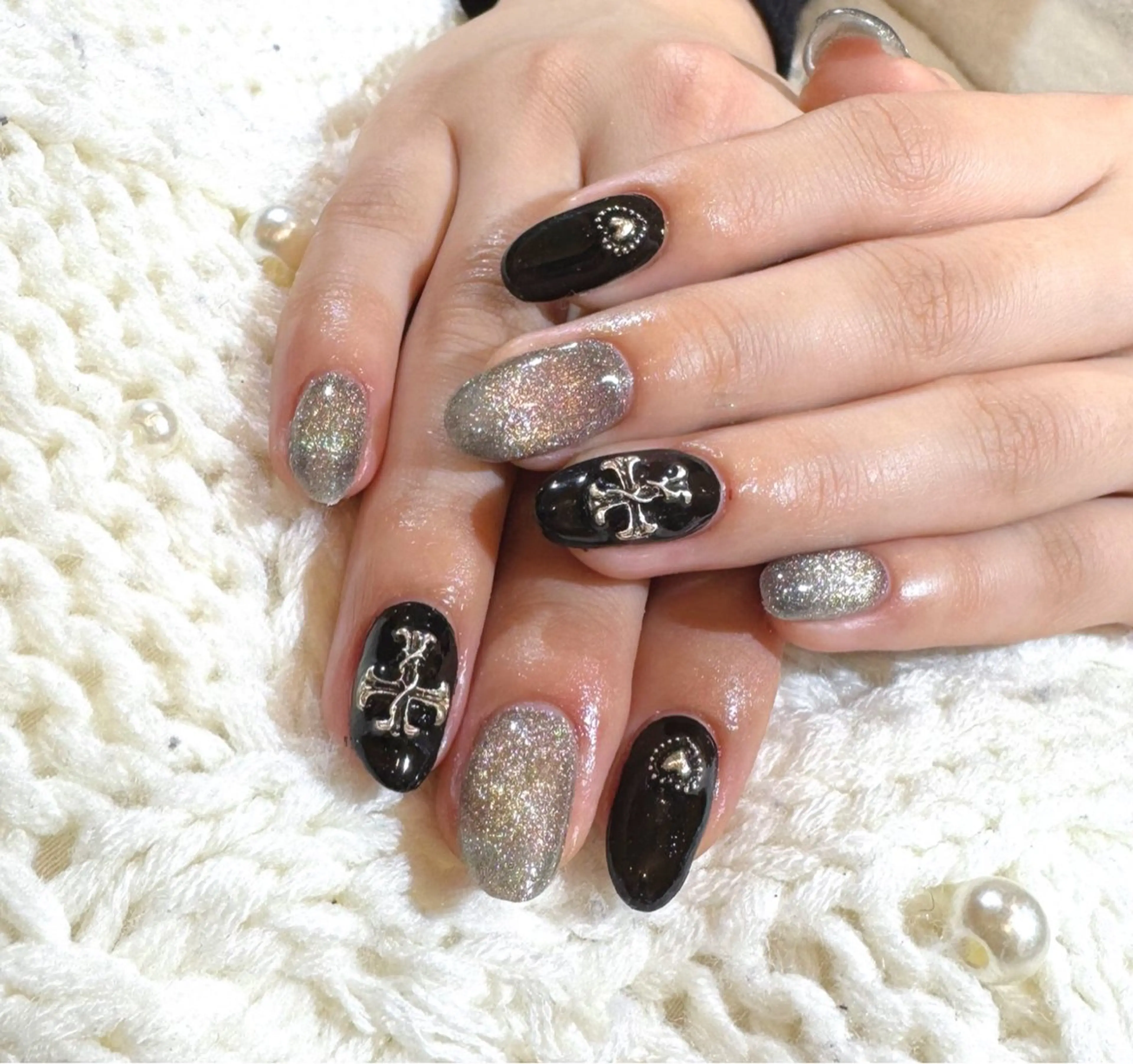 メンズ ネイル ジェルネイル マグネットネイル メンズネイル ワンカラーネイル マイムネイル所属・MIMnail メンズネイリストのネイルデザイン