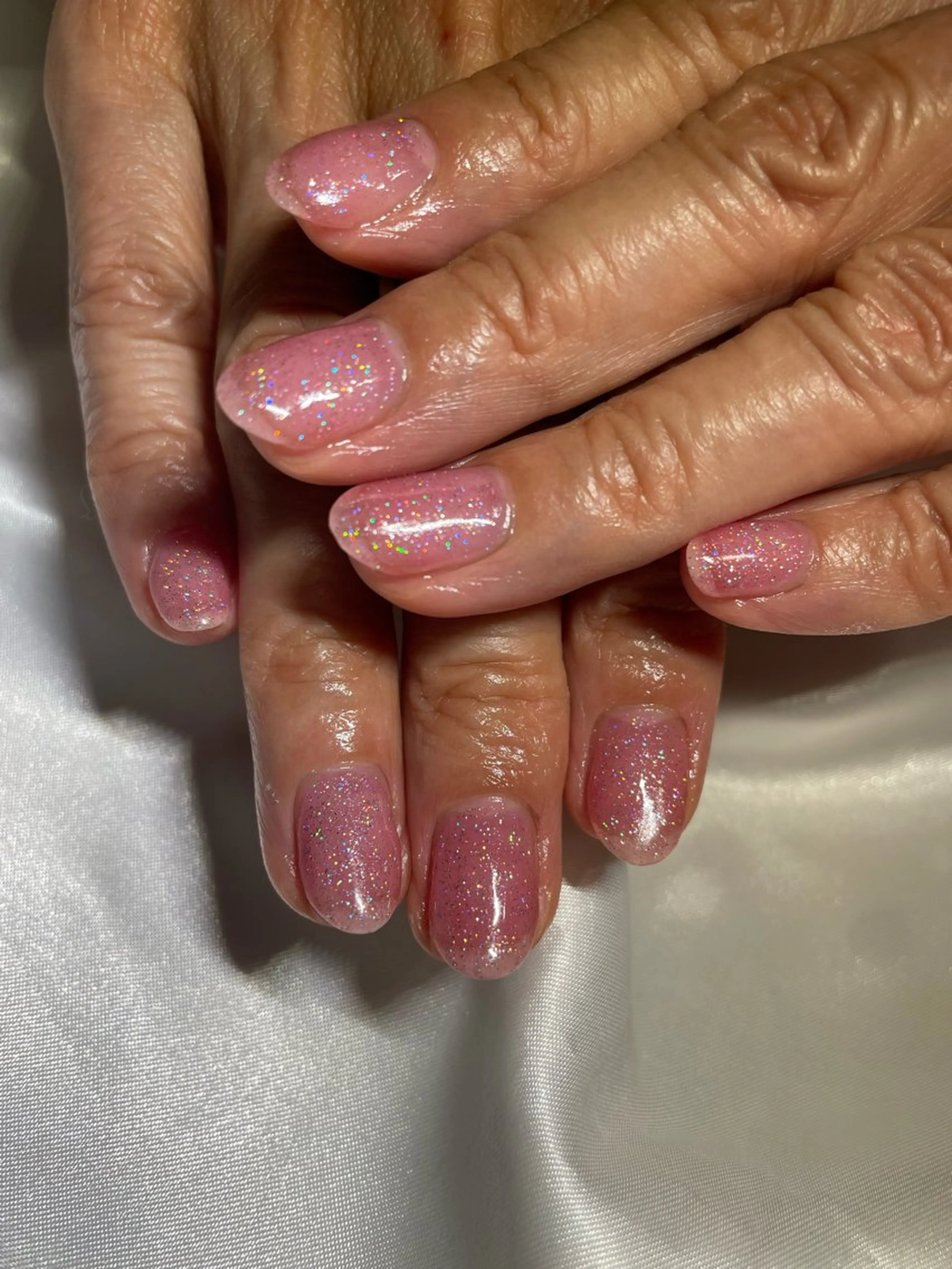 ネイル フラッシュネイル ピンク ハンドネイル ROPE nail ロペネイルのネイルデザイン