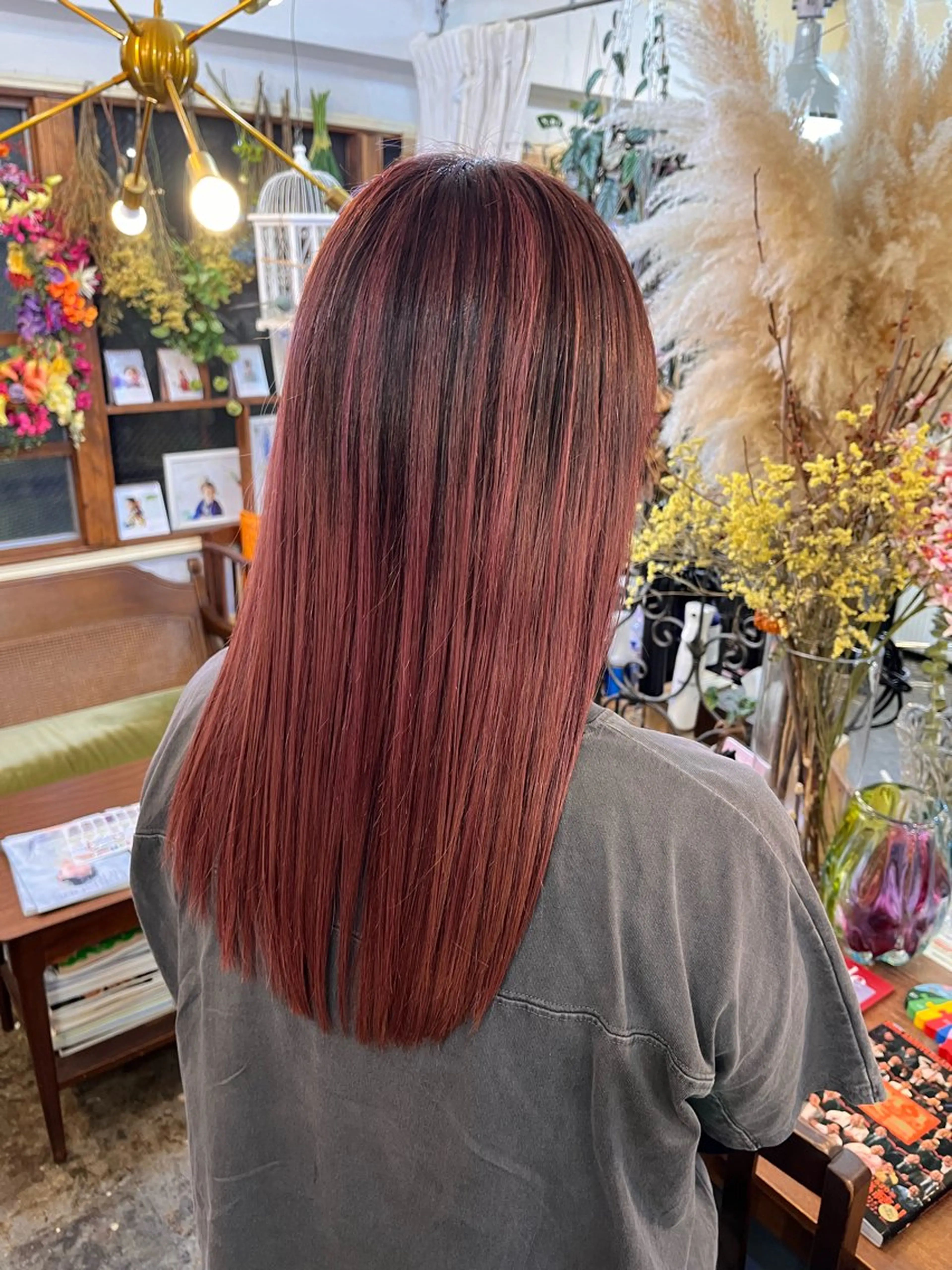 ロング カラー ブリーチ ハイライトカラー ハイライト HAIR & MAKE orange所属・mary'sメリー /ニュアンスカラーのヘアスタイル