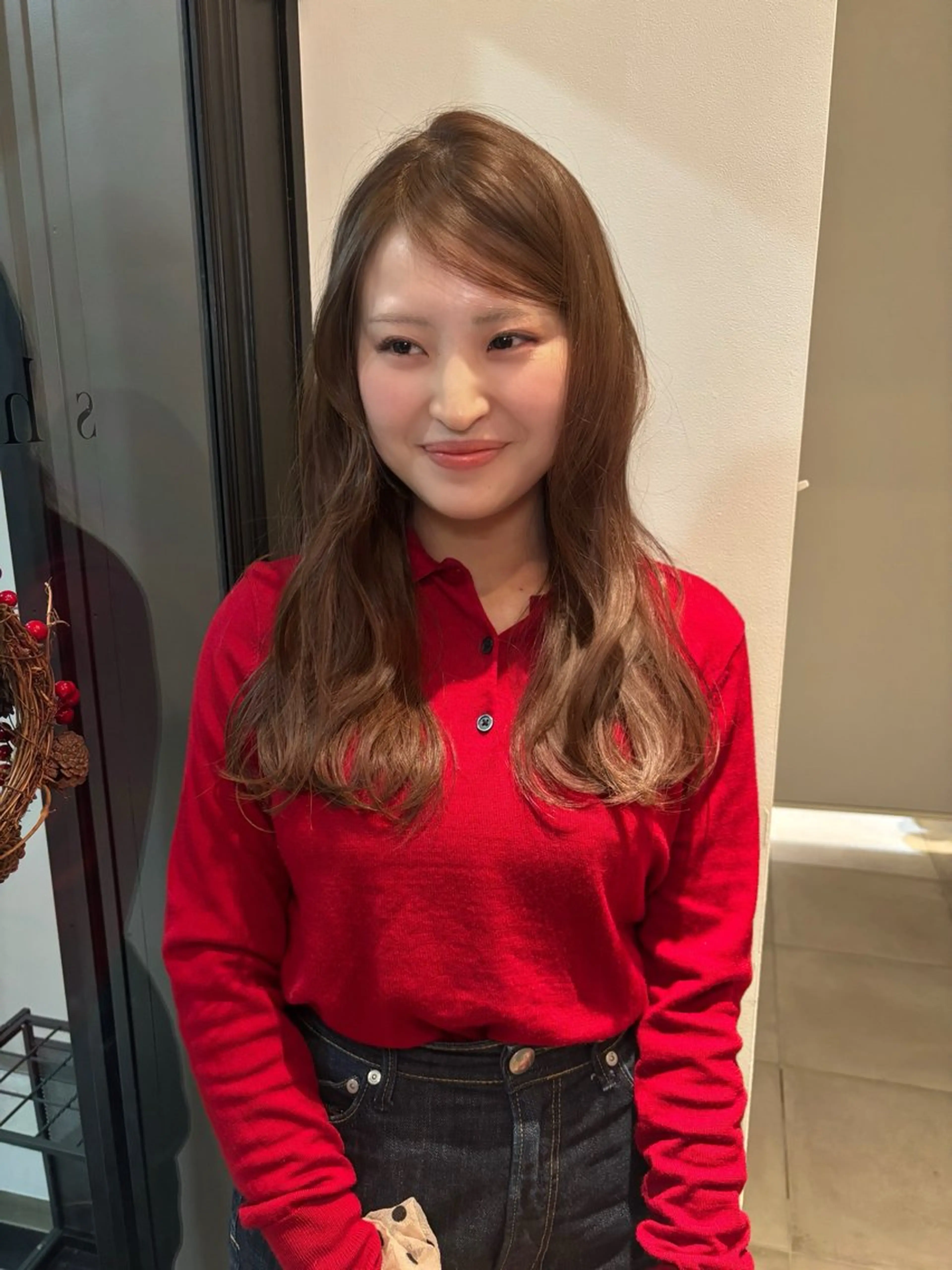 セミロング カラー カット ヘアカラー riria/ボブ /ブラウンカラー🎀のヘアスタイル