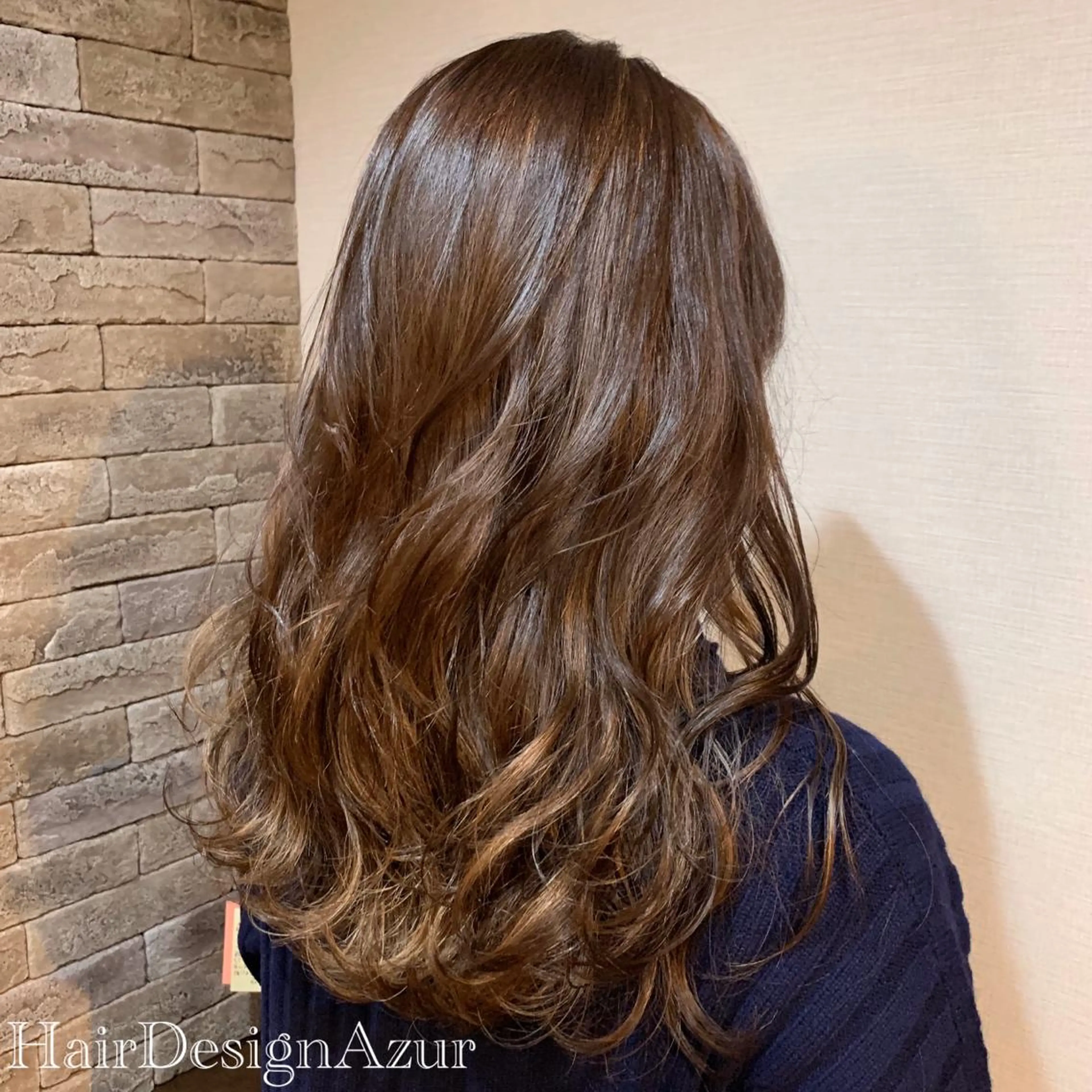 ロング カラー HairDesign Azurのヘアスタイル