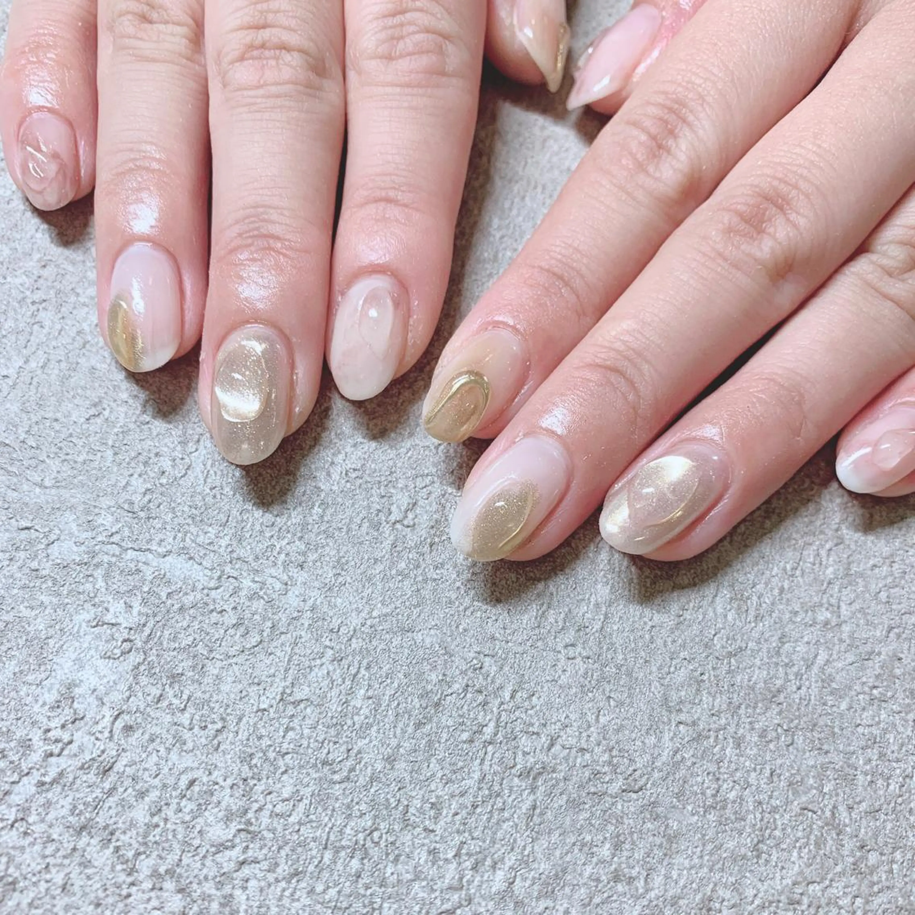 カラー ネイル ハンドネイル Cozy_ ilumのネイルデザイン