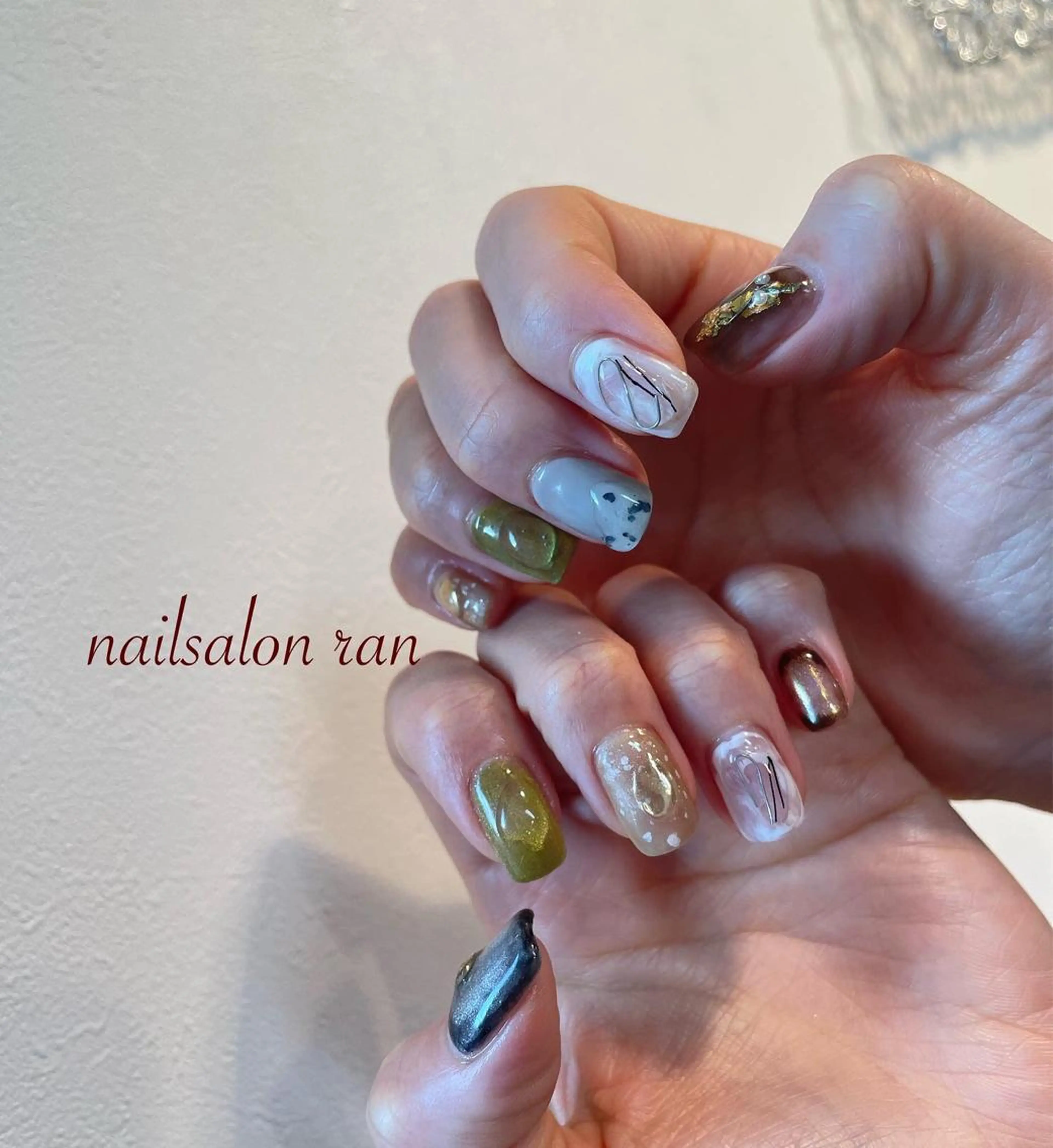 ネイル ニュアンスネイル nailsalon ranのネイルデザイン