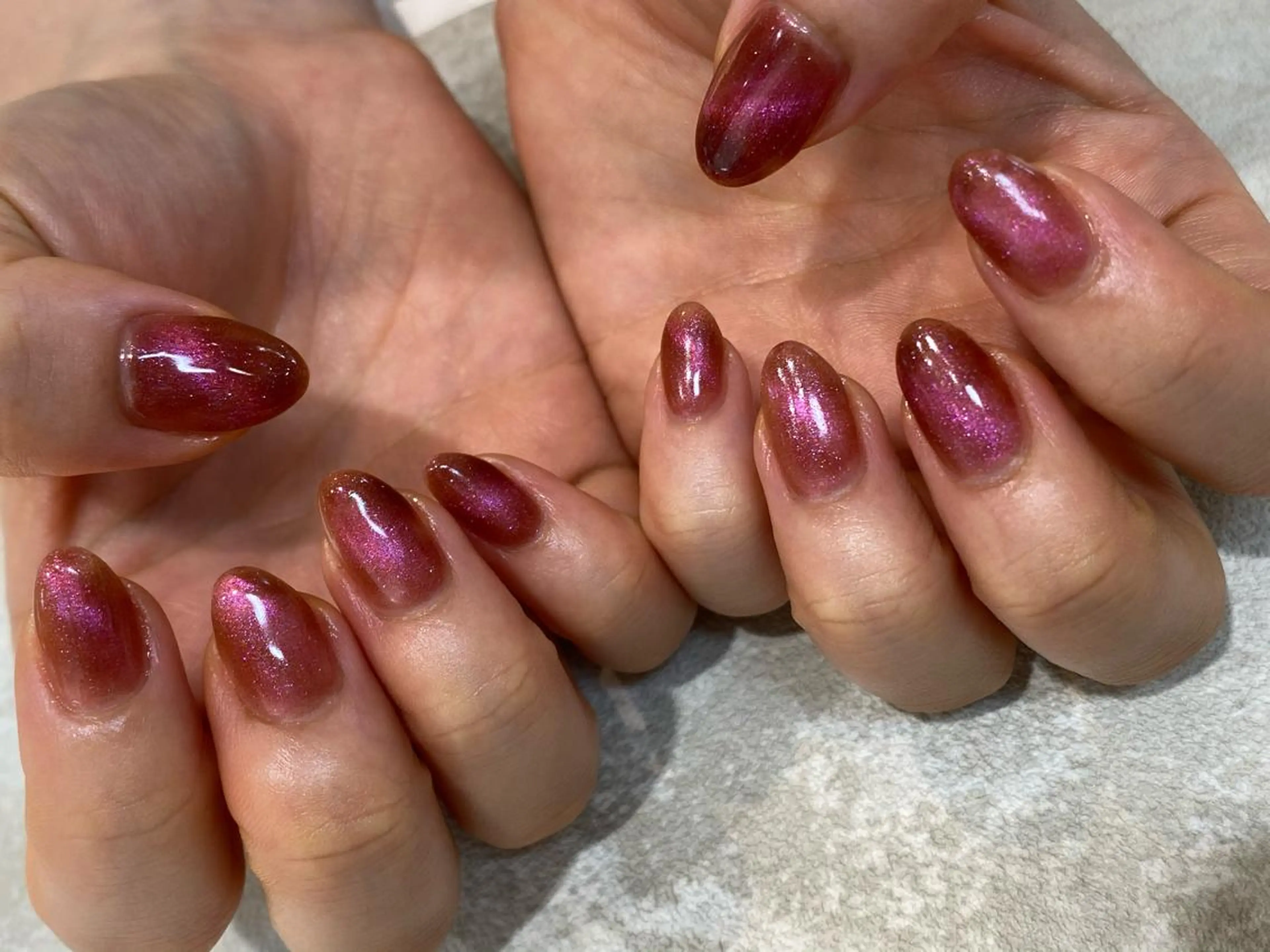 ネイル キラキラネイル マグネットネイル JurerEye☆ Marikoのネイルデザイン