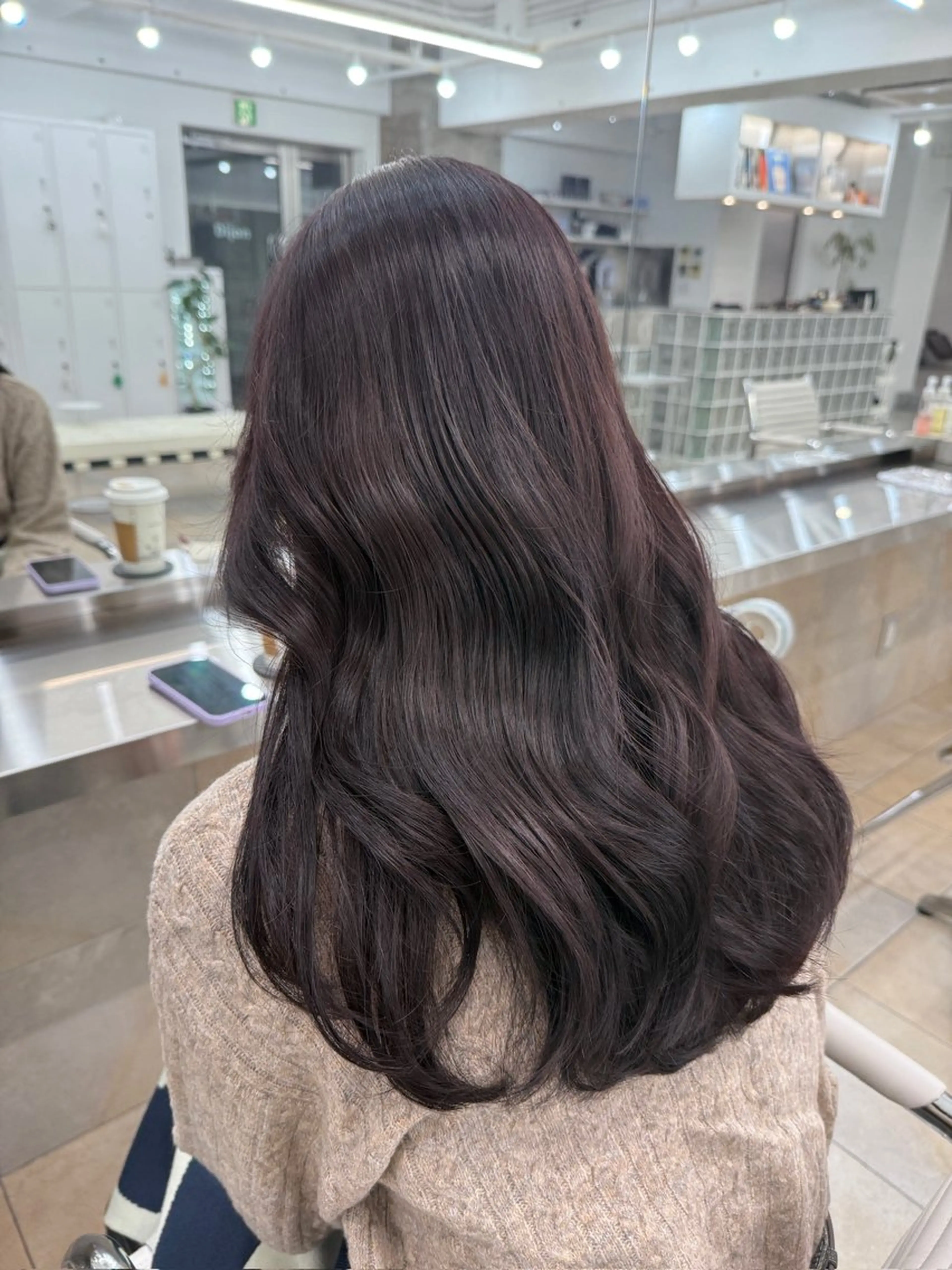 ロング カラー 透明感カラー ラベンダーカラー 顔まわり職人🇰🇷 韓国ヘア/KAITOのヘアスタイル