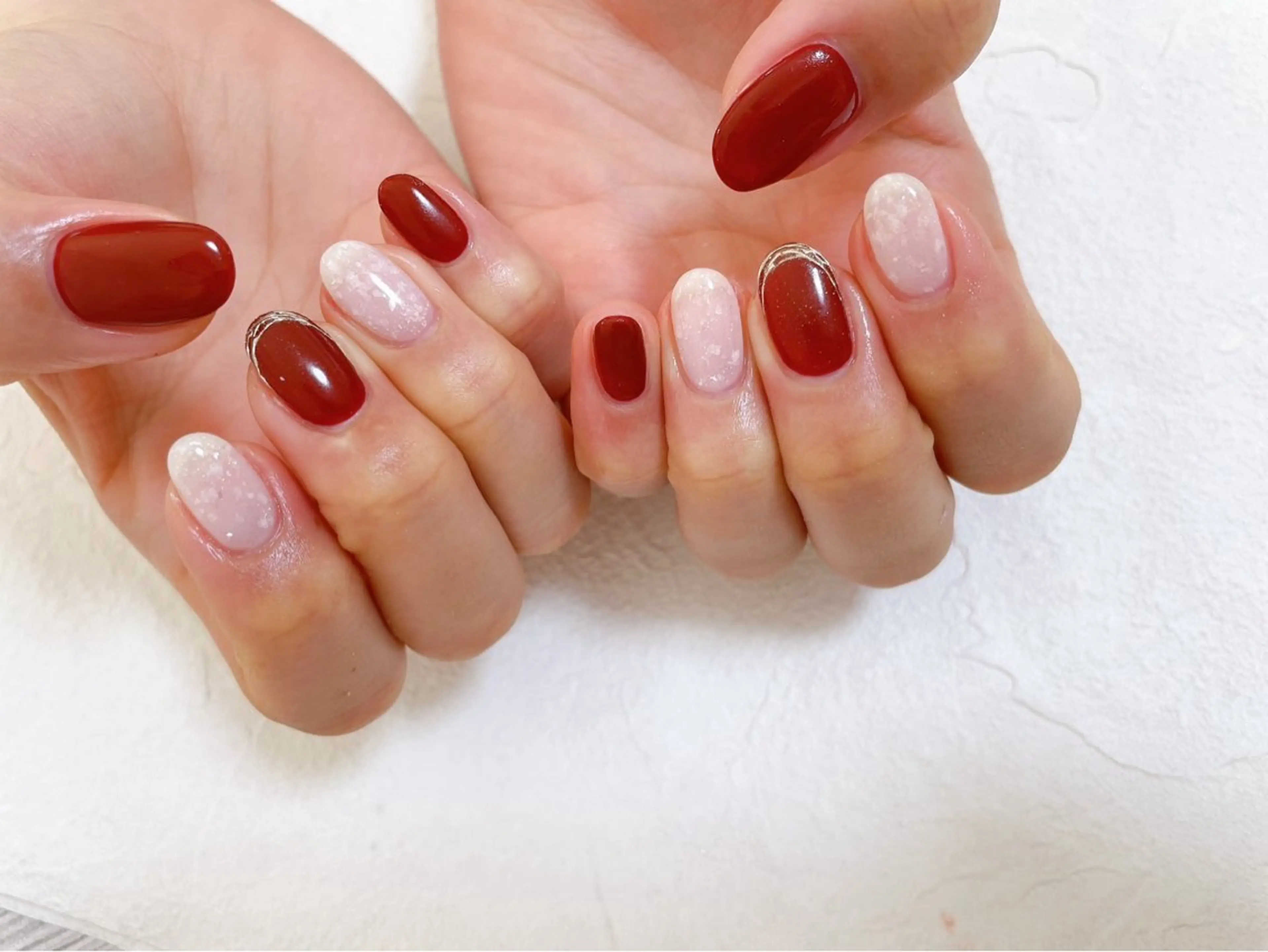 ネイル オーロラネイル フットネイル フレンチネイル ジェルネイル 韓国ネイル ハンドネイル kiki nail たまプラーザのネイルデザイン