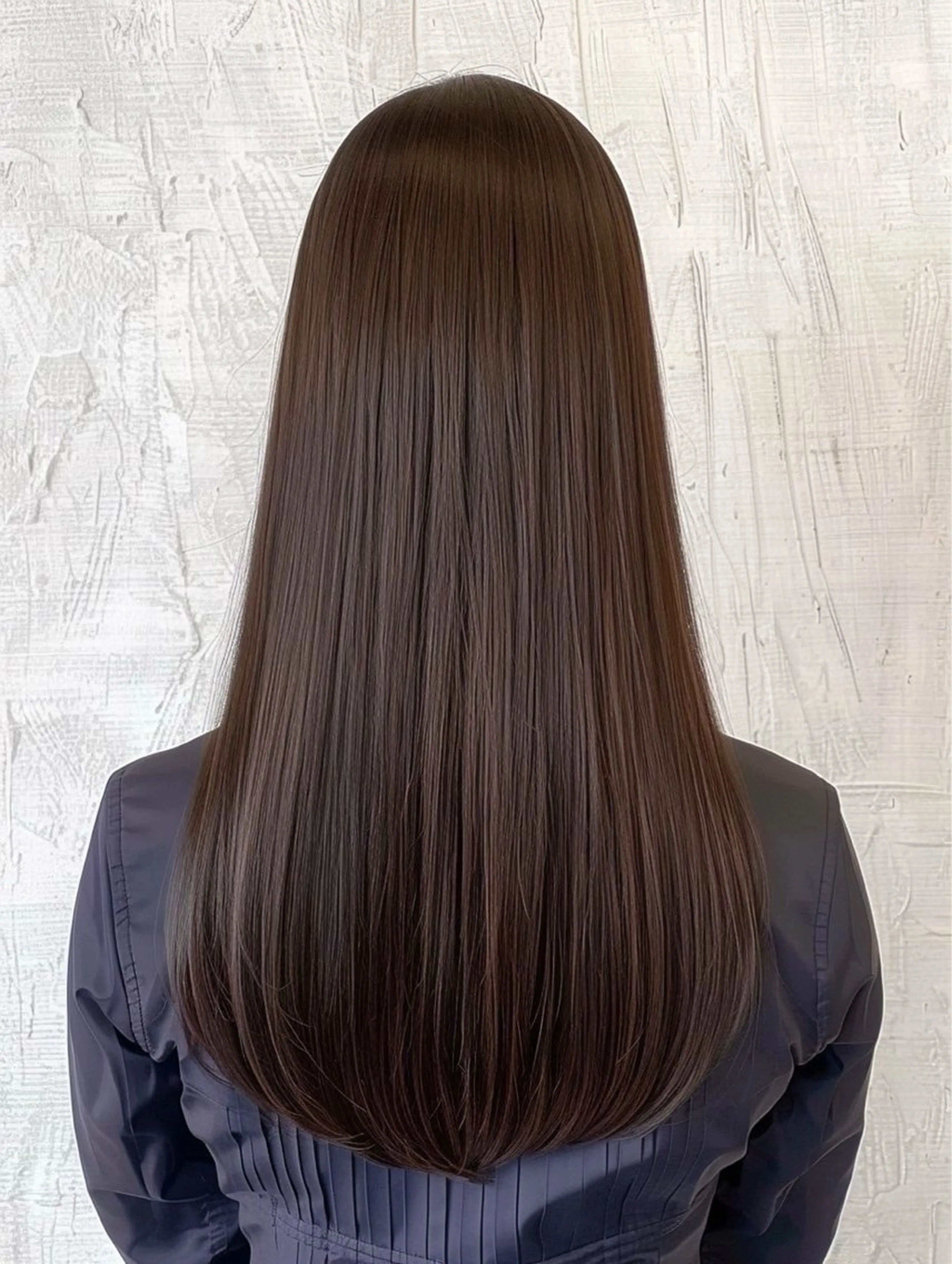 セミロング 髪質改善 酸性ストレート カット 縮毛矯正 トリートメント 銀座/レイヤー 🌷nonoka🌷のヘアスタイル