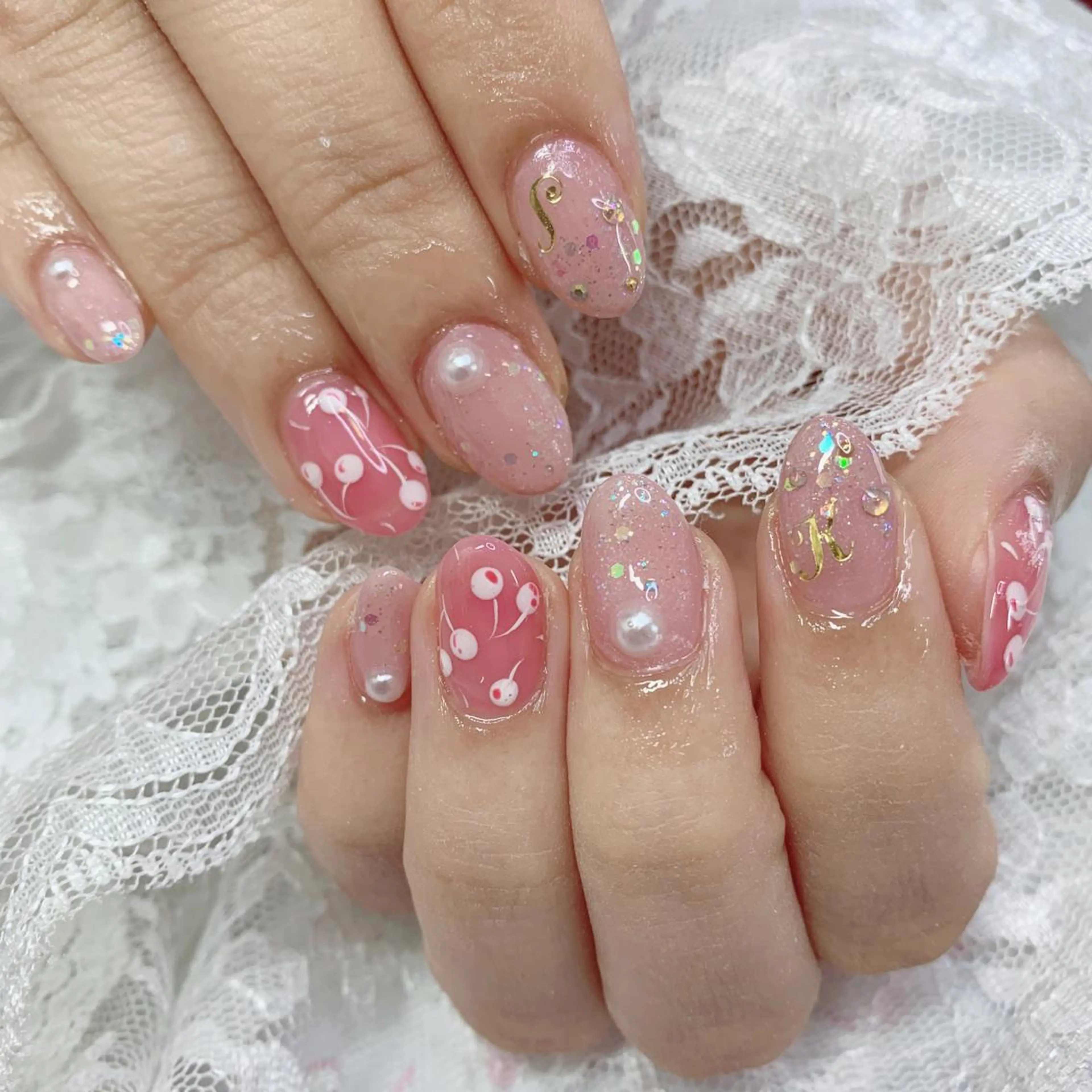 ネイル ハンドネイル La neige* yuki 🥯🍑のネイルデザイン