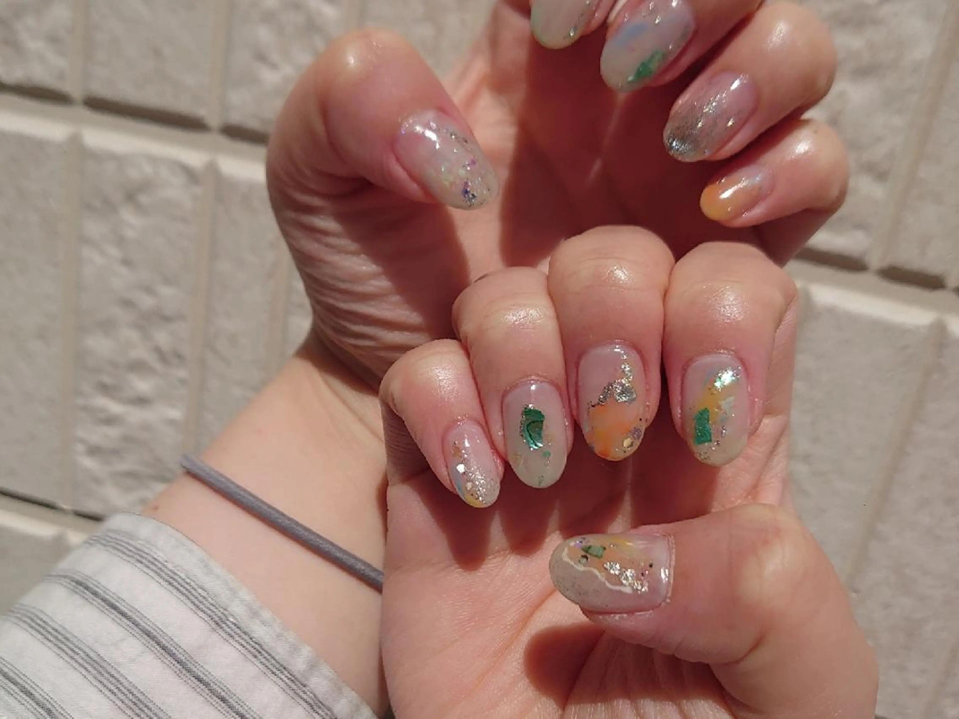 ネイル ニュアンスネイル 春ネイル ハンドネイル MANA MANAのネイルデザイン