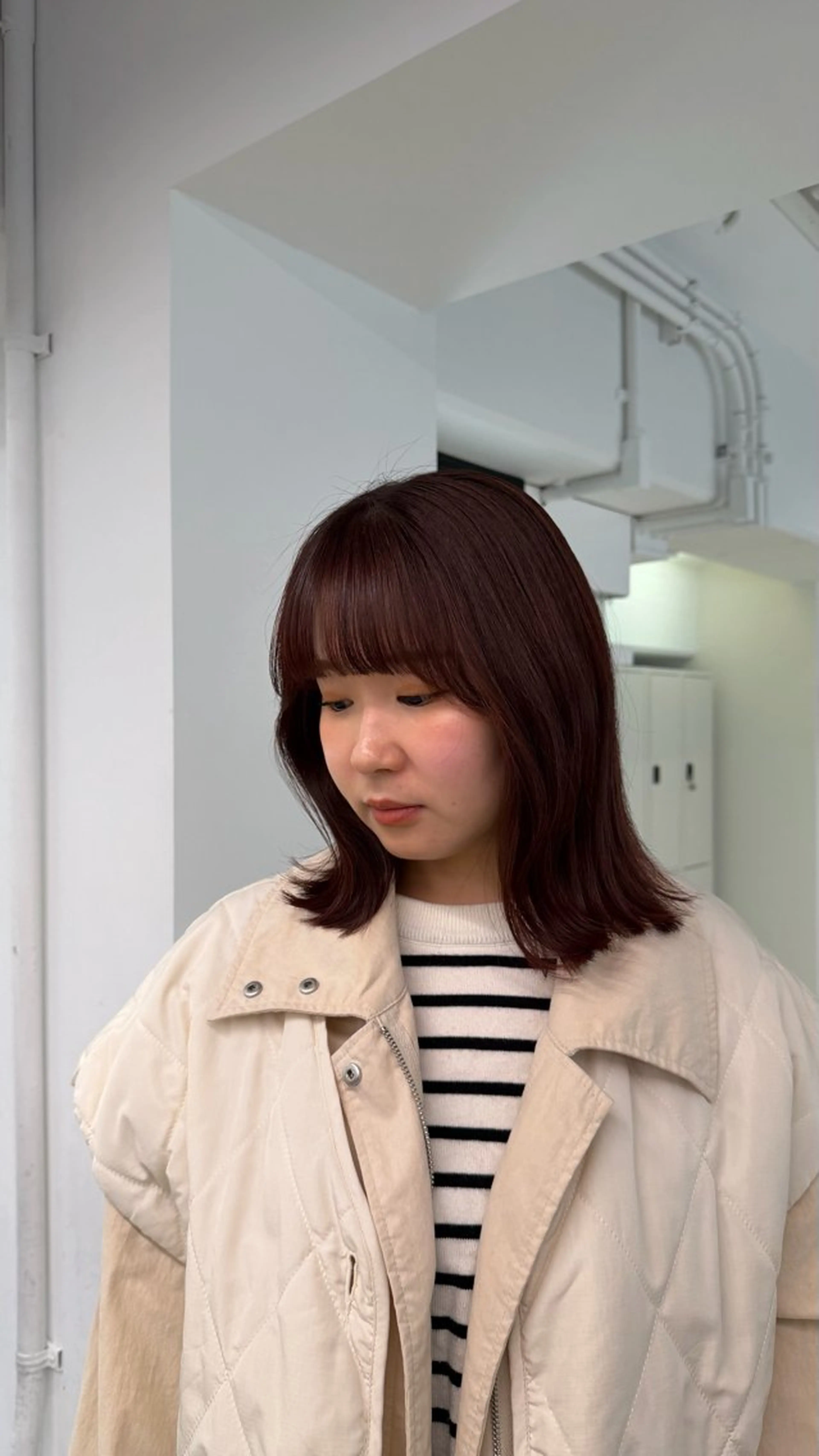 ミディアム カラー ヘアカラー トリートメント naturalカラー / Rukaのヘアスタイル