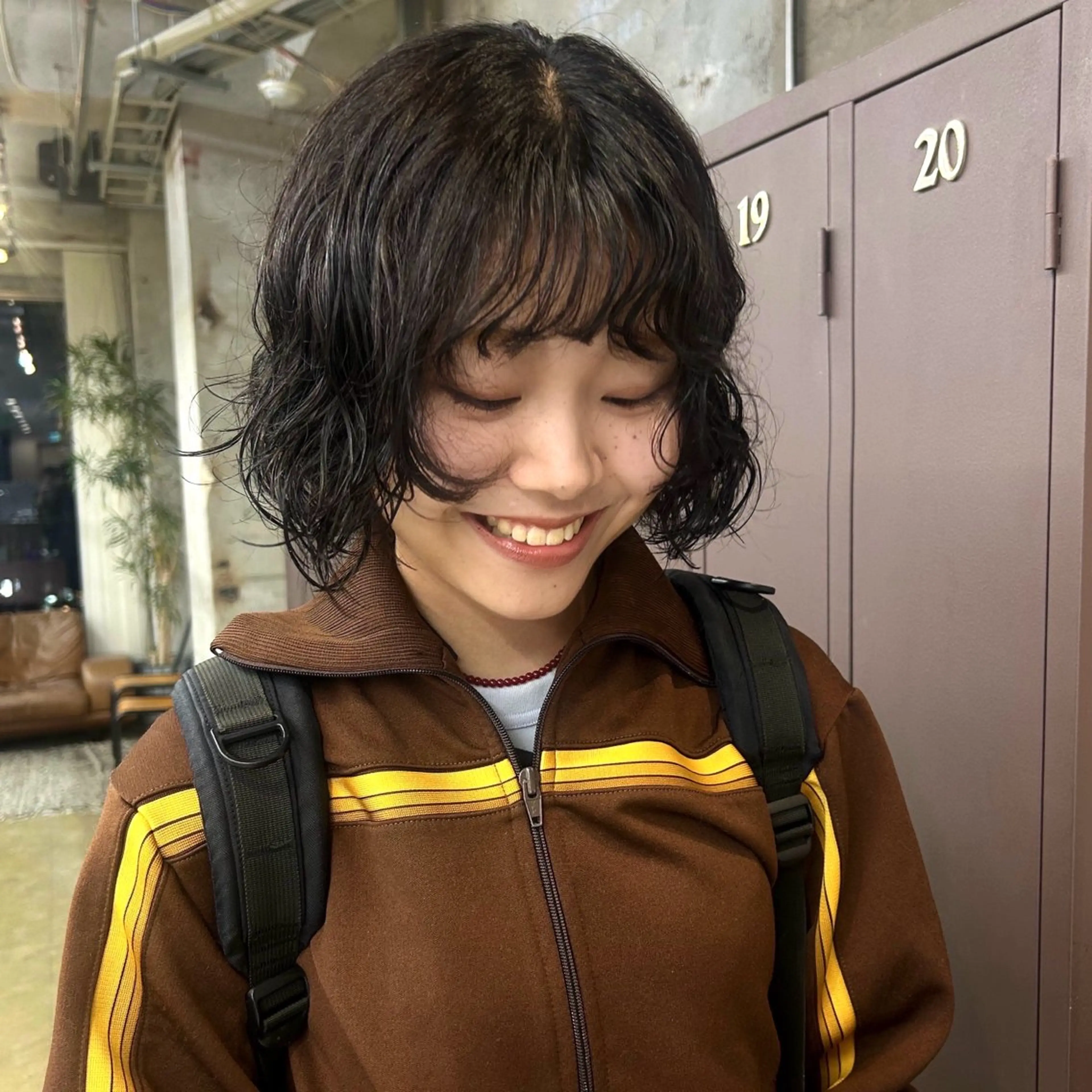 ミディアム カラー パーマ カット ヘアカラー パーマ 伊藤ほのか /パーマ/ショートのヘアスタイル