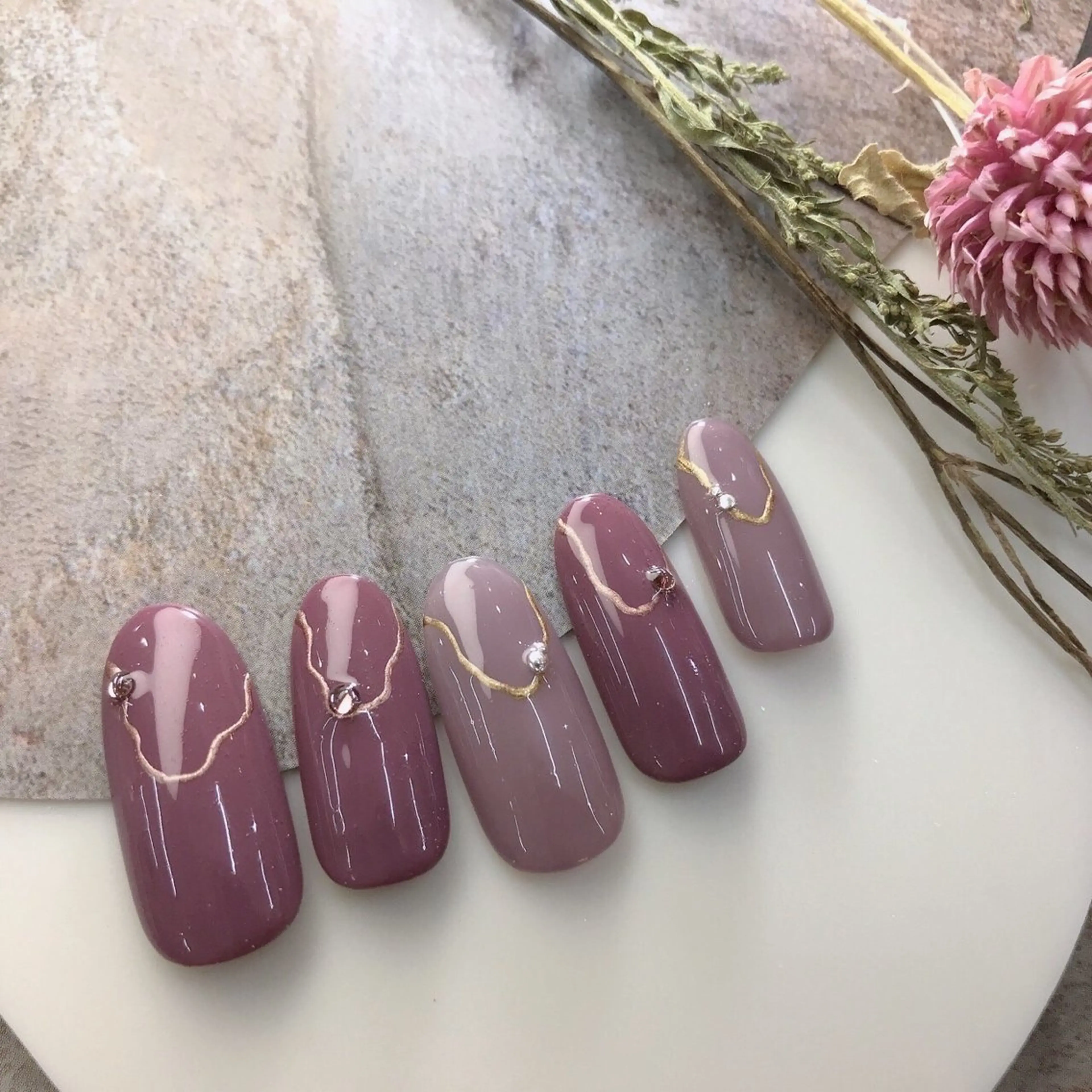 ネイル アートネイル ネイルチップ ⭐︎休業中の練習⭐︎ JNA認定講師髙橋のネイルデザイン