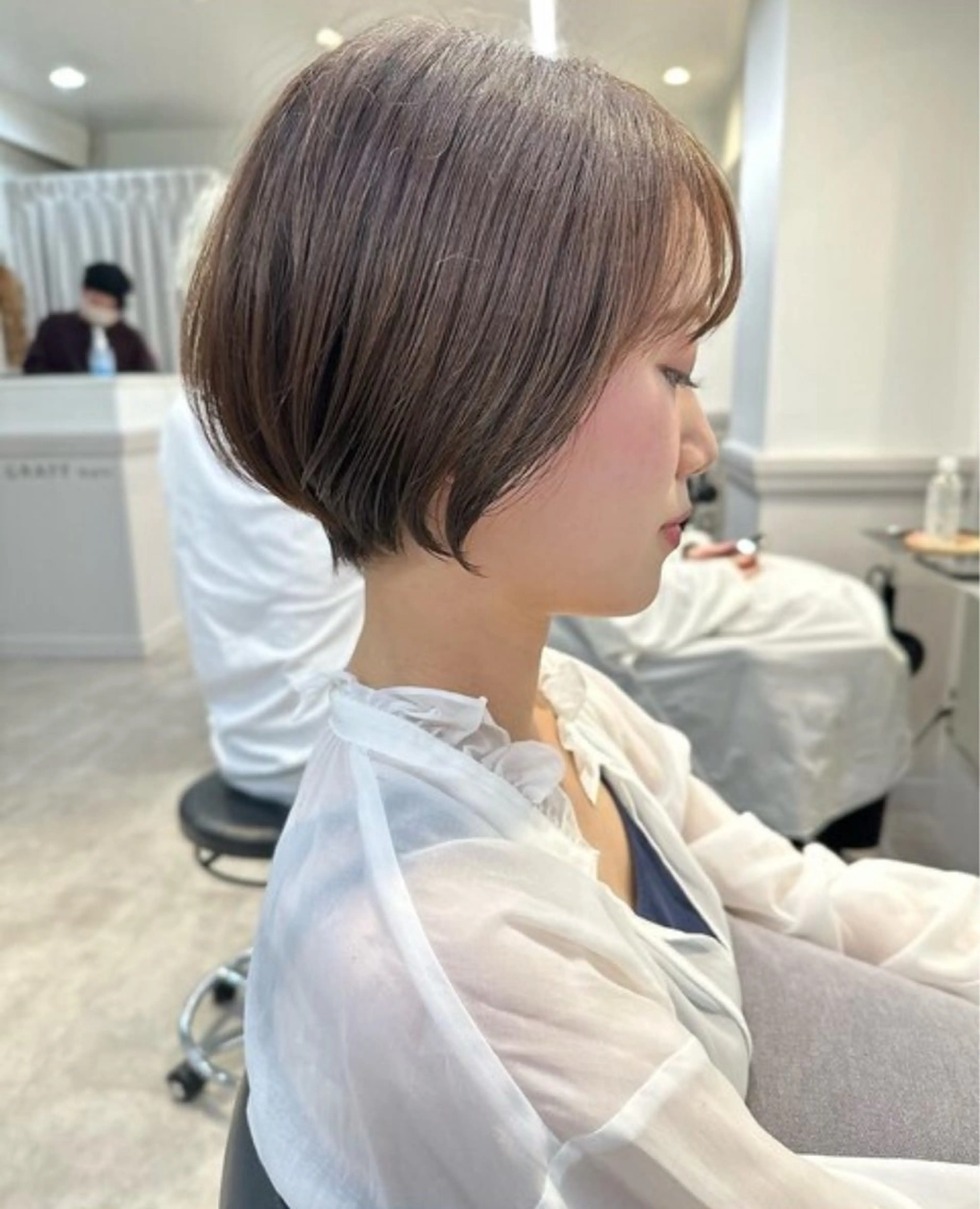 ショート an🦋ショートボブ 【蔵前】のヘアスタイル
