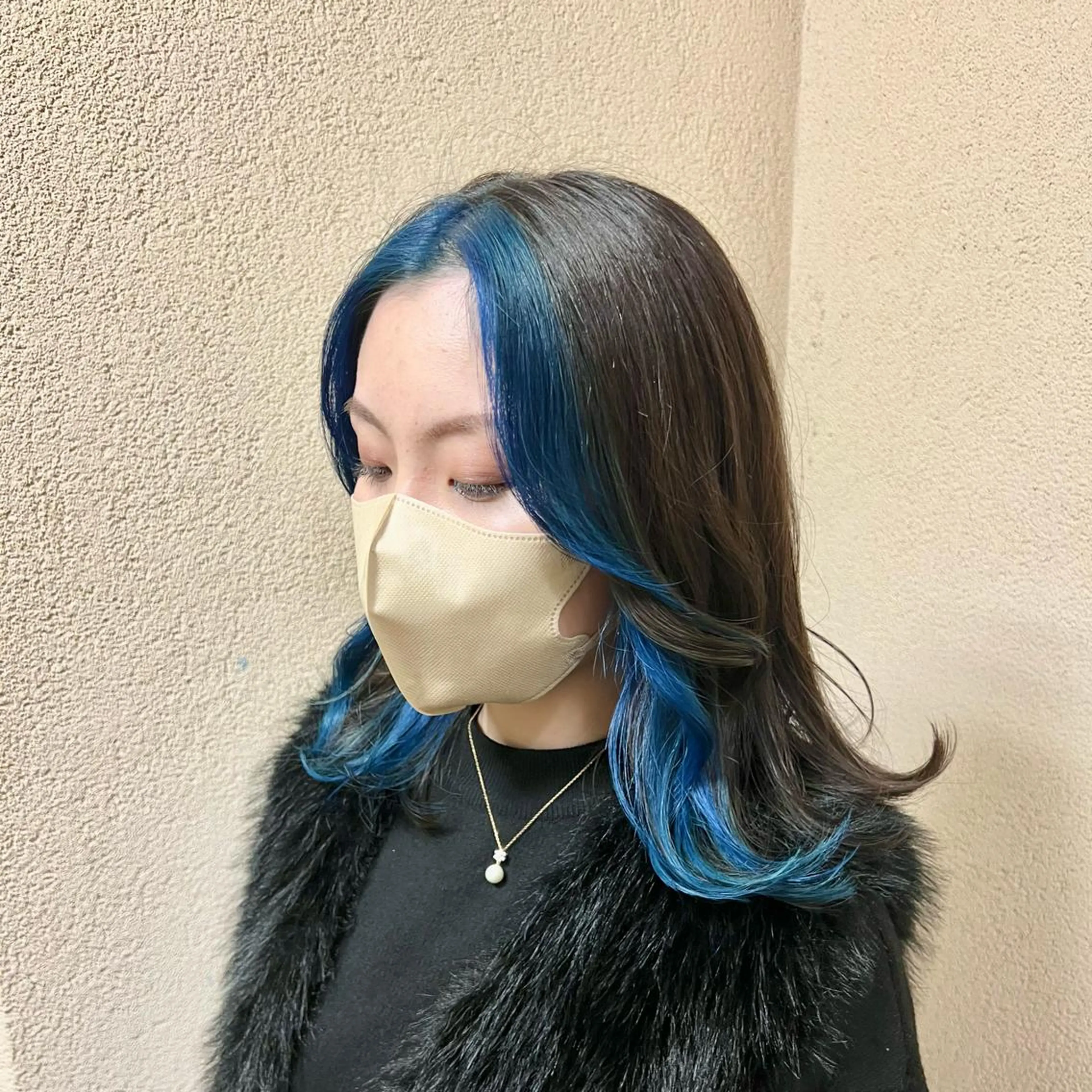 ミディアム カラー 【韓国艶カラー🎀】 添田 菜摘のヘアスタイル