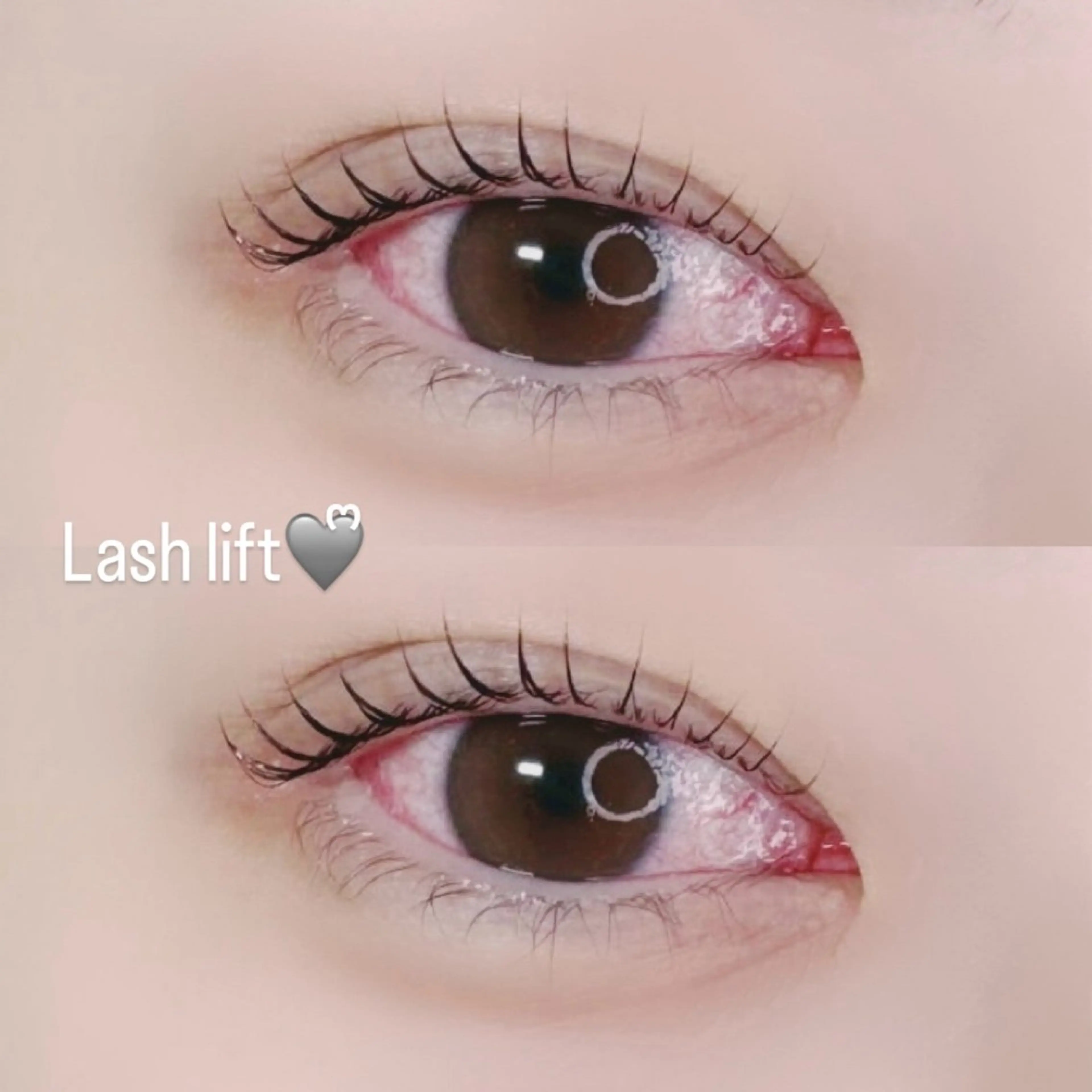 Cカールのまつ毛パーマのデザインです♡ 全体的にカールを付けることで