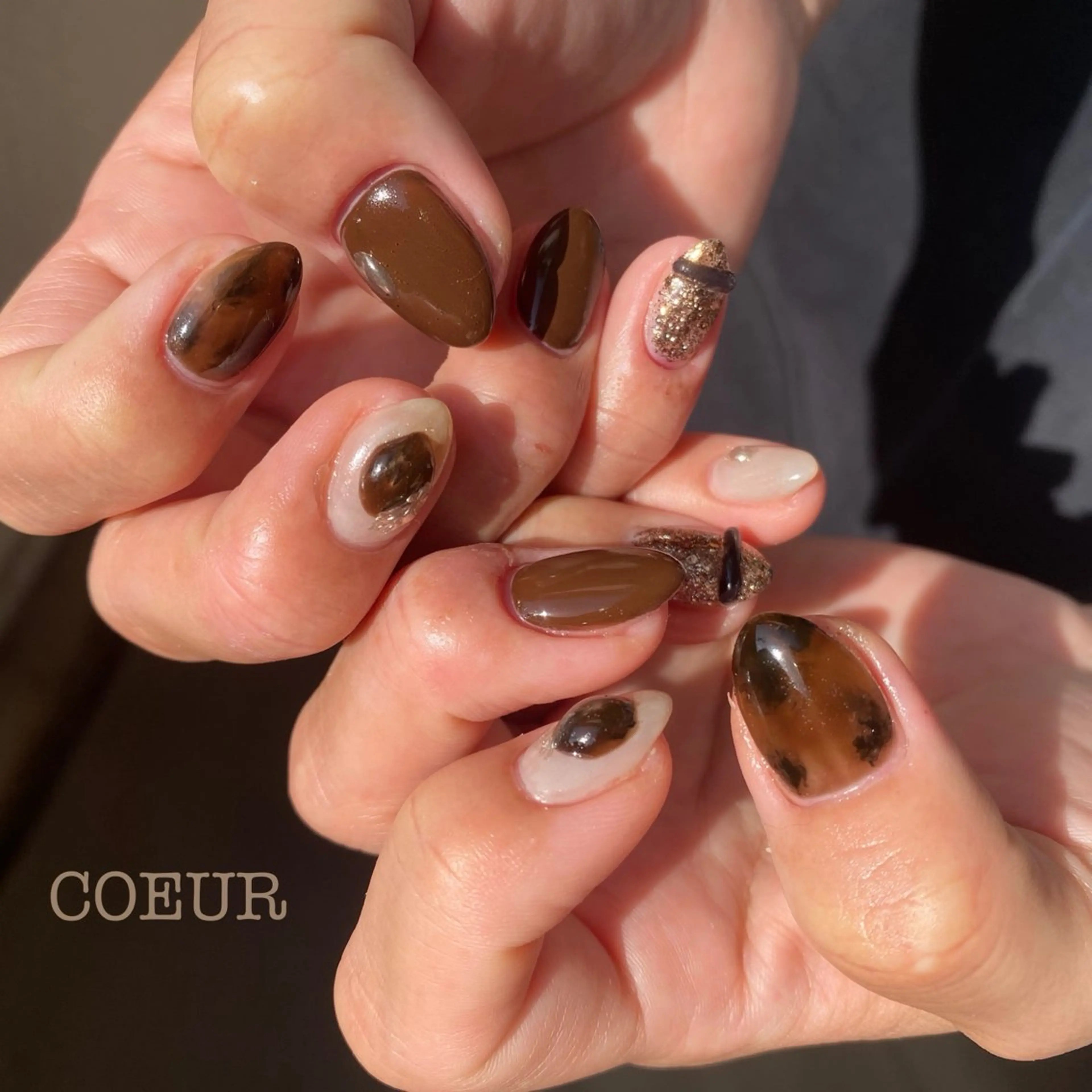 ネイル ハンドネイル COEUR✴︎ yukikaのネイルデザイン