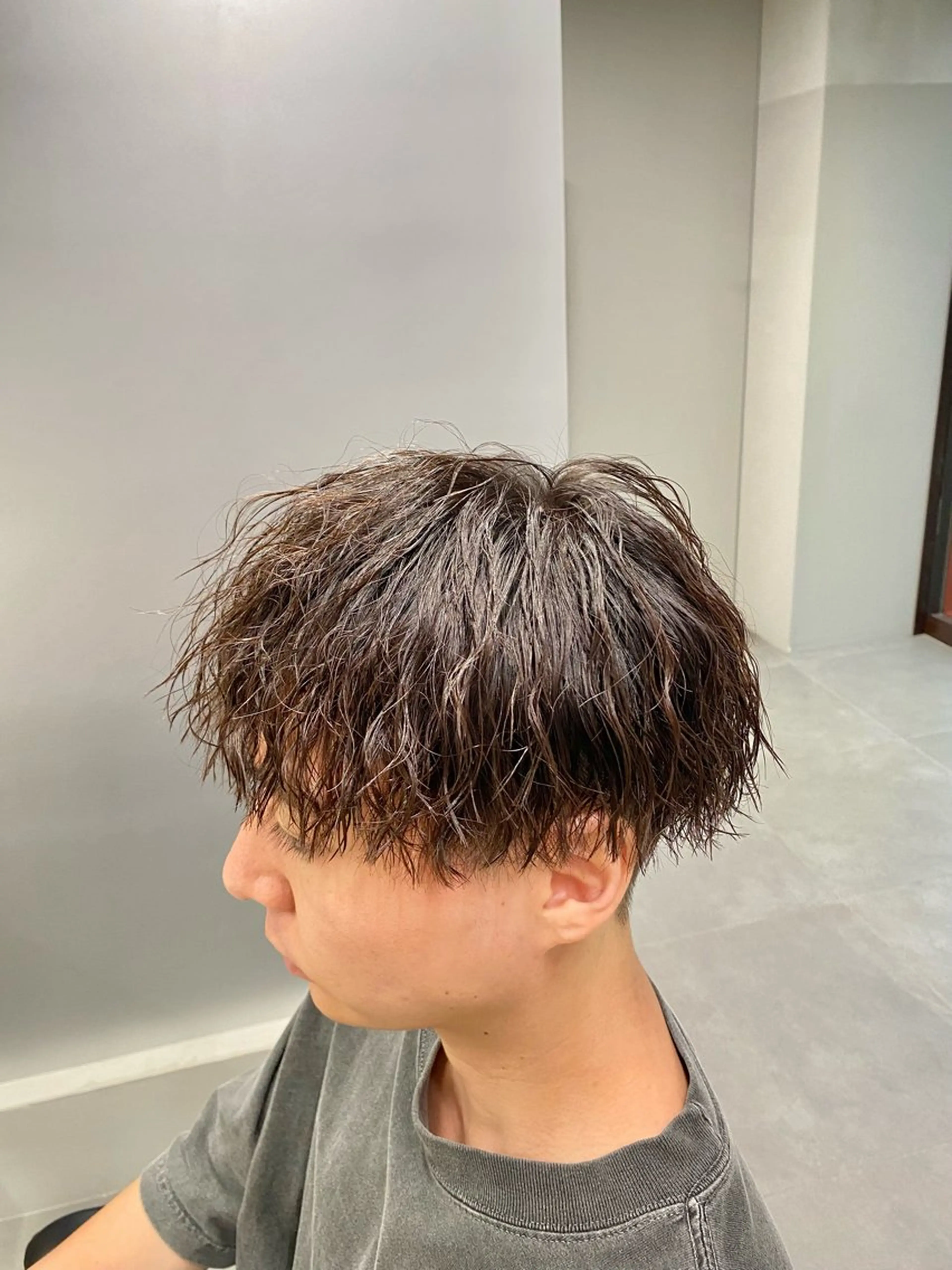 パーマ メンズ メンズパーマ 立川メンズパーマ職人 小泉文人のヘアスタイル