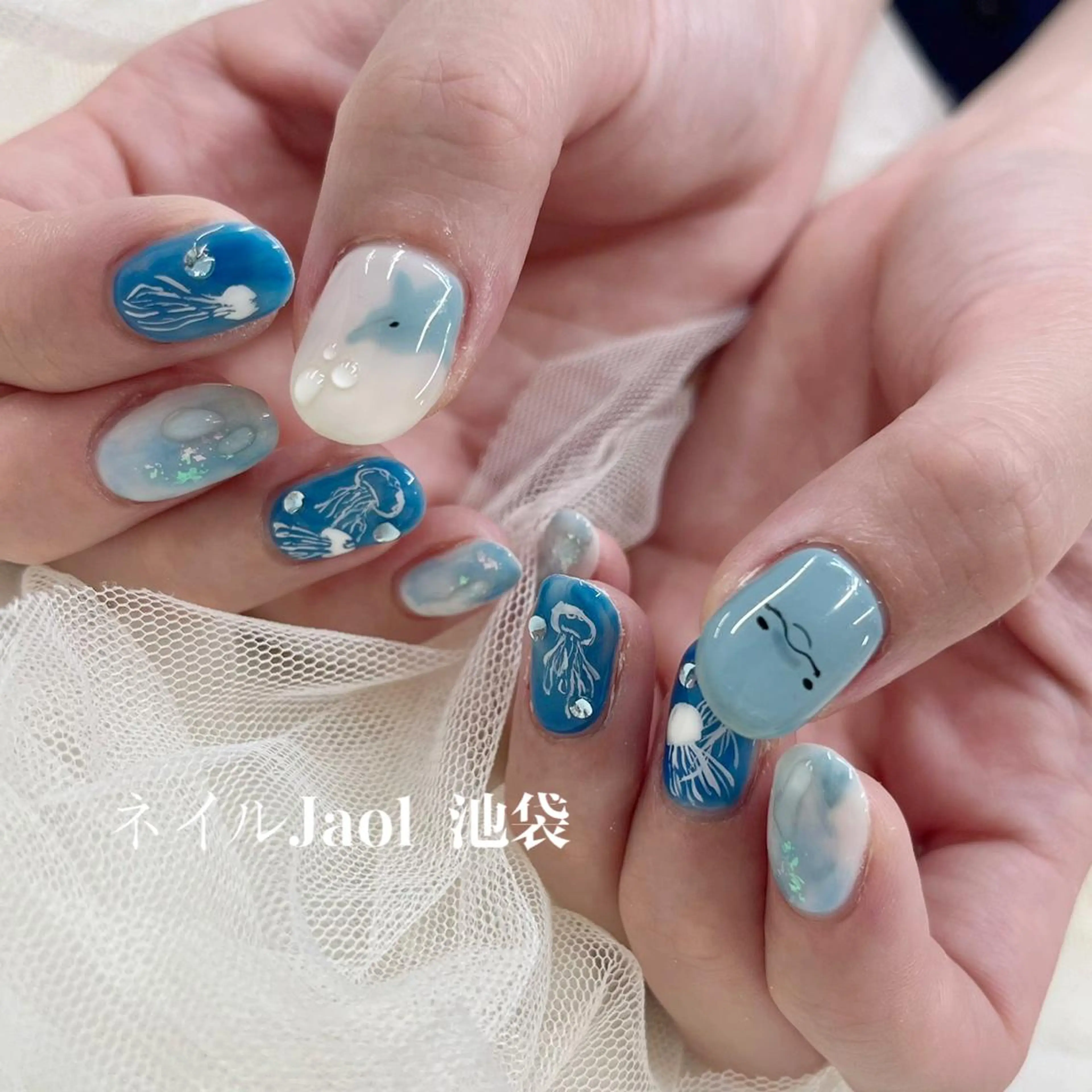 ミディアム ハンドネイル nail jaol池袋店所属・ネイルJaol 池袋のネイルデザイン