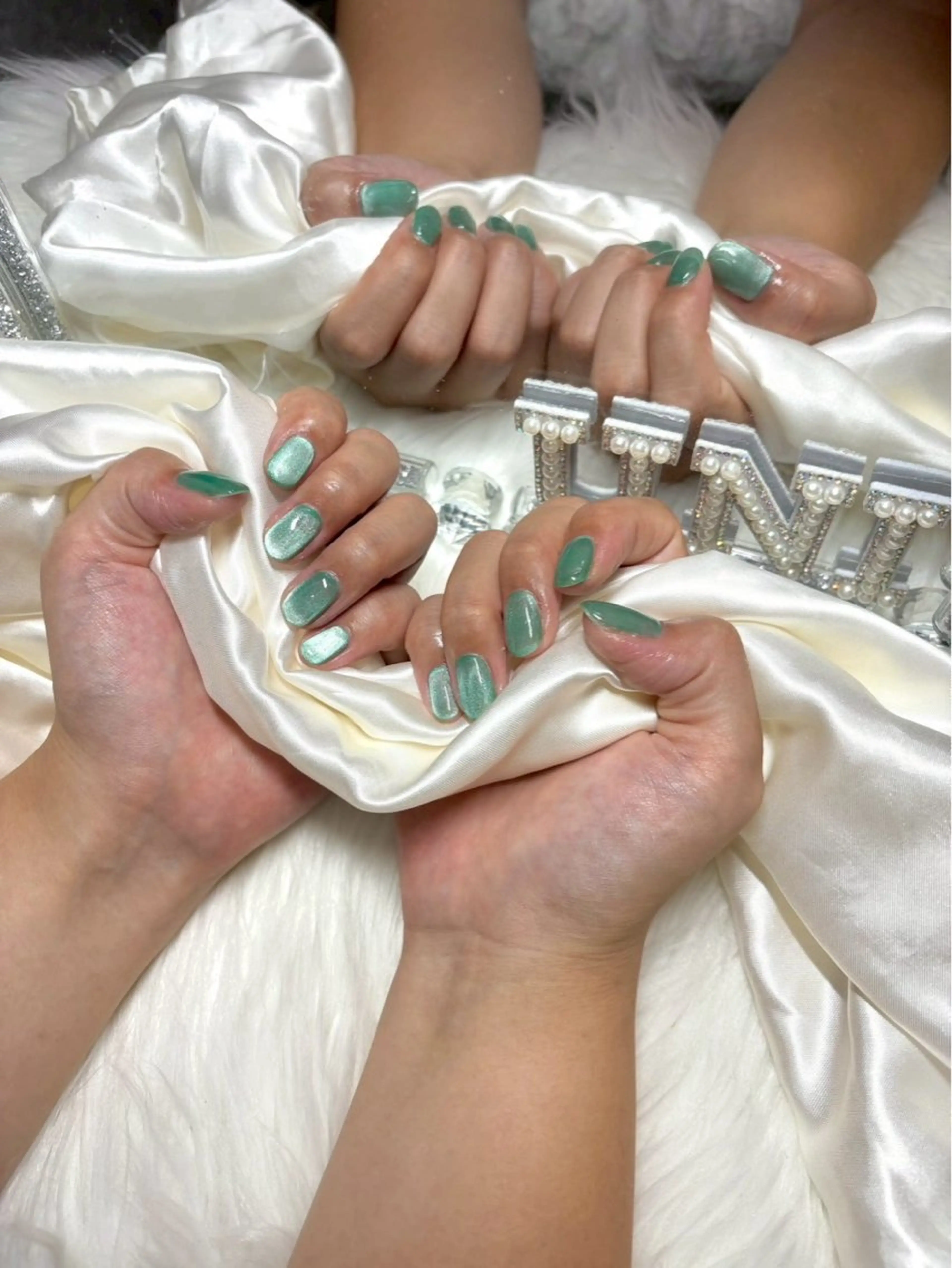 ネイル マグネットネイル uni まいるのネイルデザイン