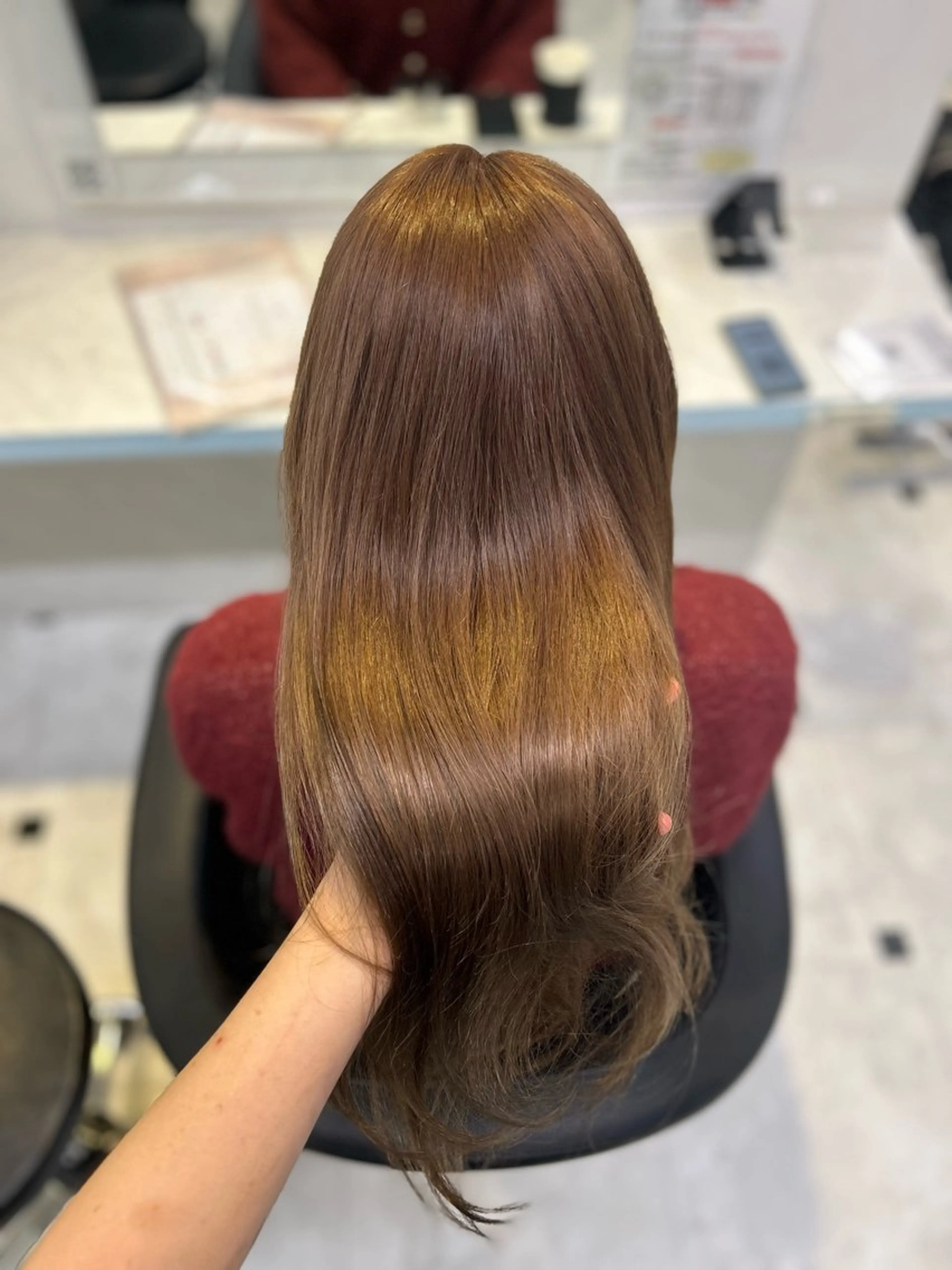 ロング ヘアカラー トリートメント 🥀艶髪/似合わせ 暖色/まな🥀のヘアスタイル